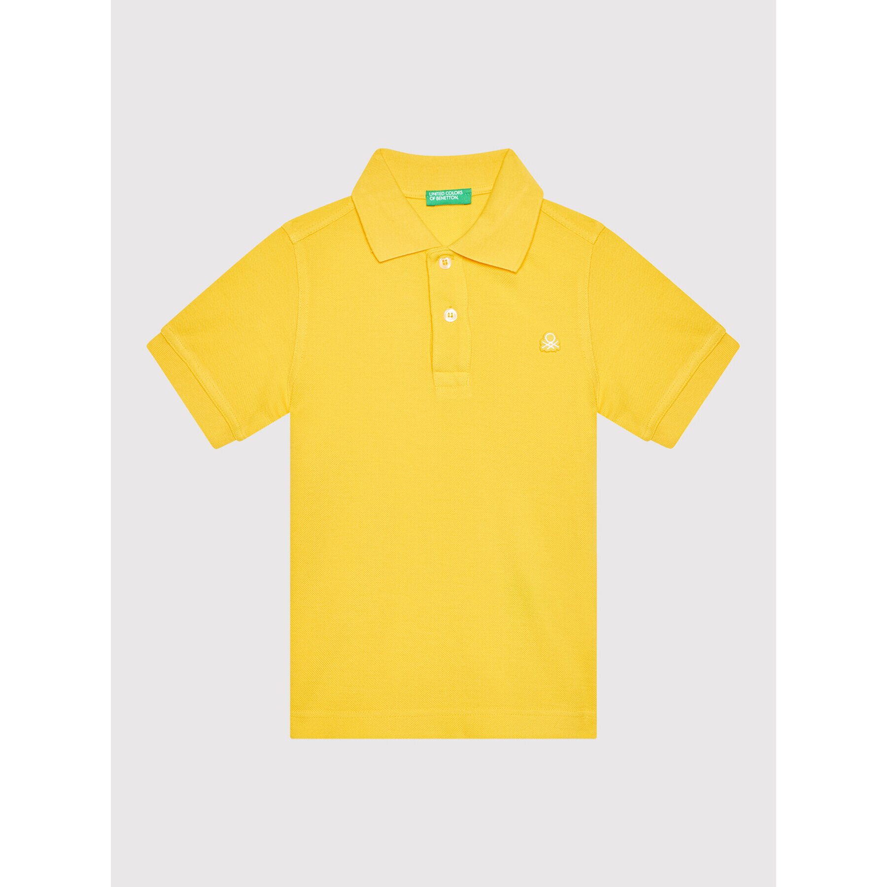 United Colors Of Benetton Polo majica 3089C3091 Rumena Regular Fit - Pepit.si