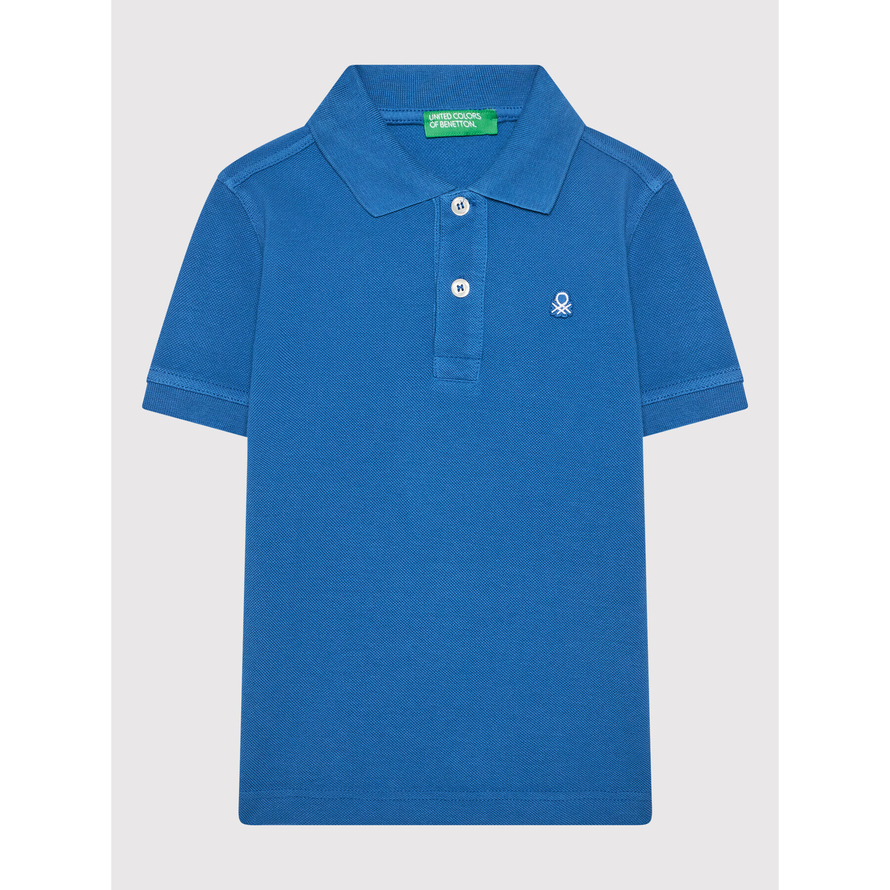 United Colors Of Benetton Polo majica 3089C3135 Modra Regular Fit - Pepit.si