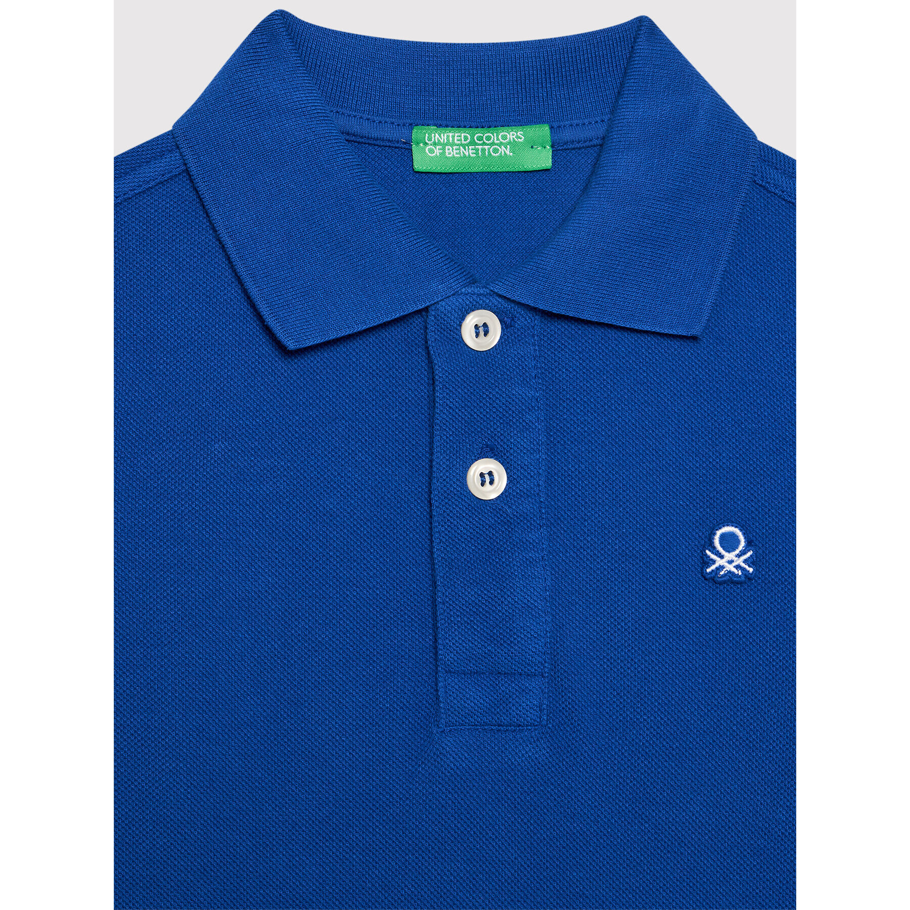 United Colors Of Benetton Polo majica 3089C3135 Modra Regular Fit - Pepit.si