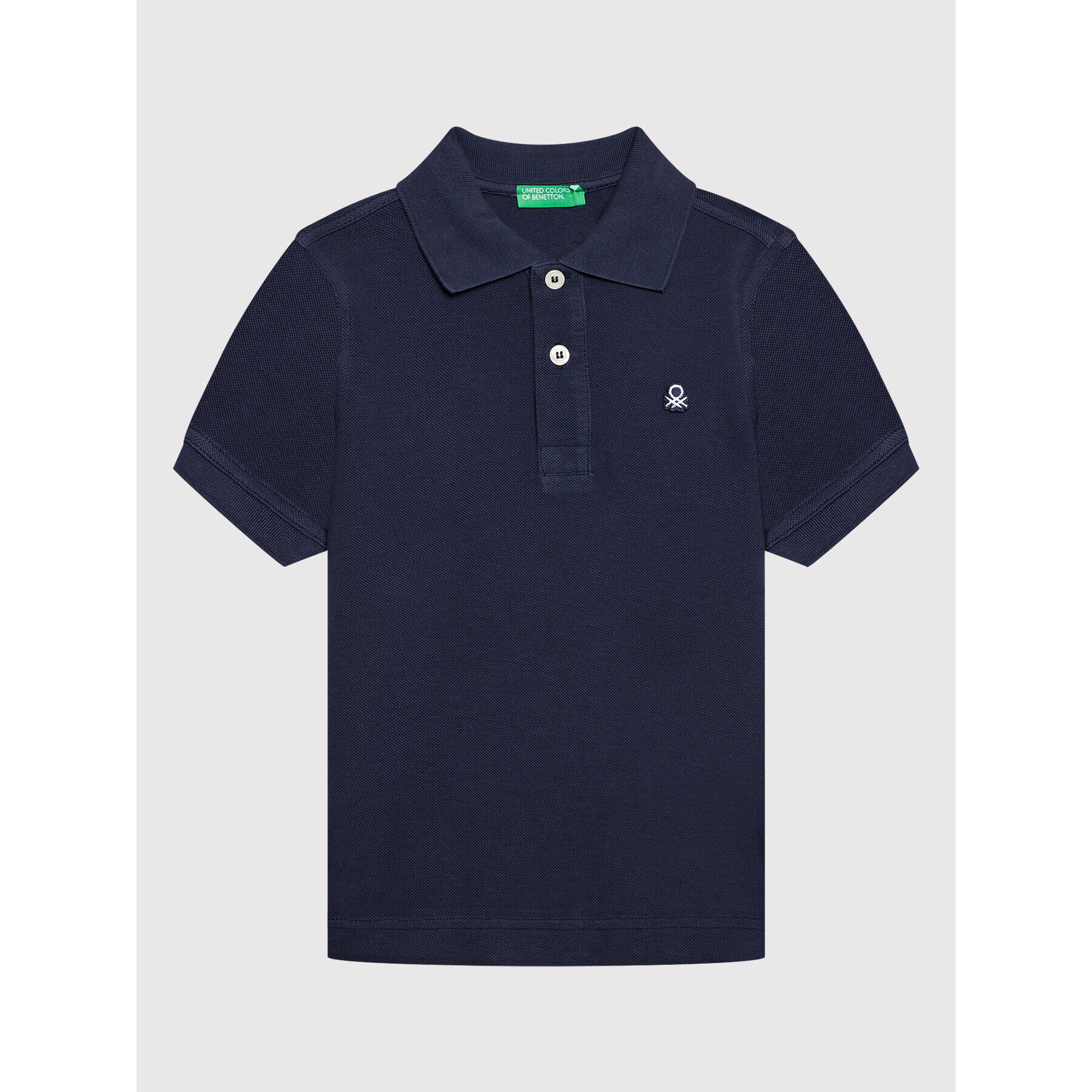 United Colors Of Benetton Polo majica 3089C3135 Mornarsko modra Regular Fit - Pepit.si