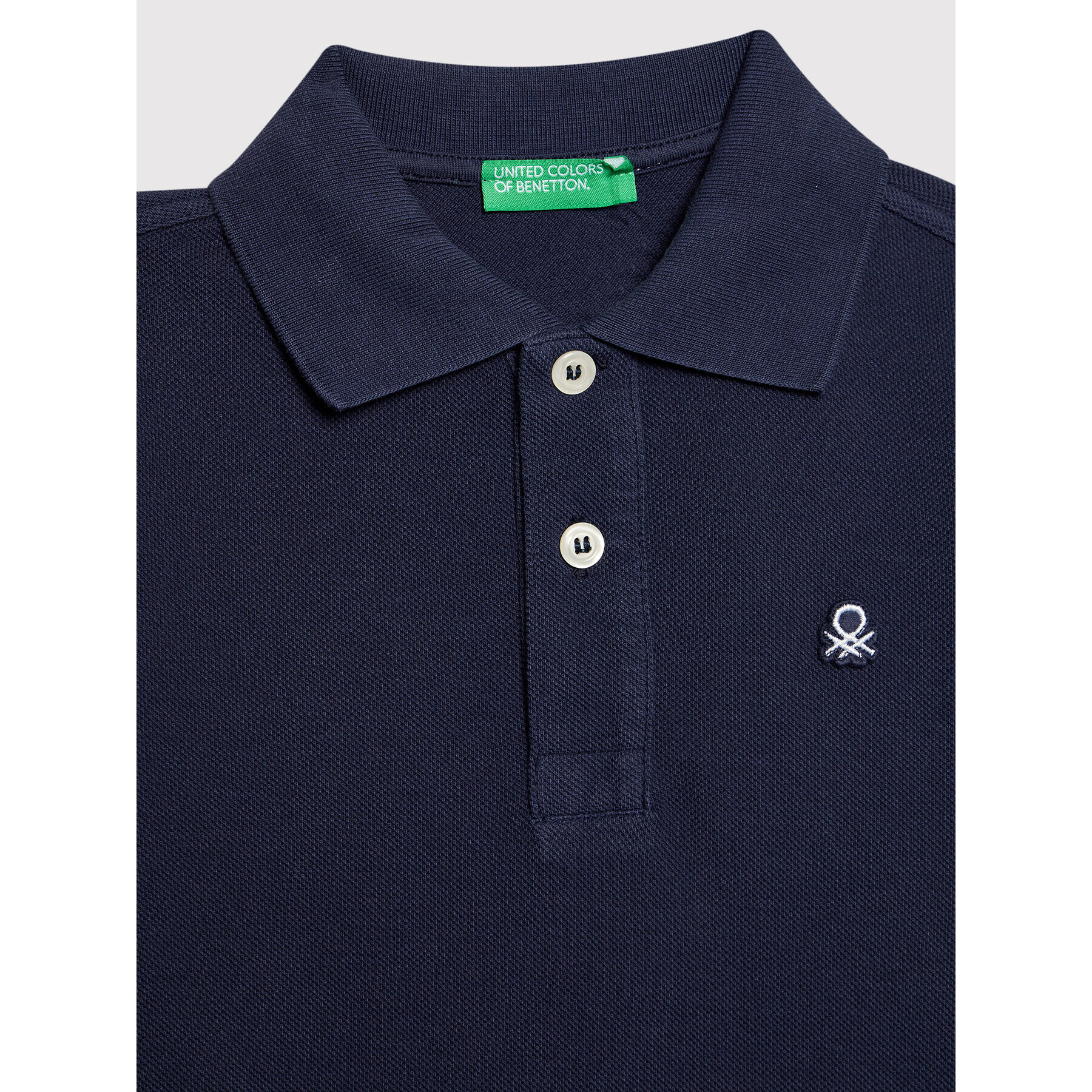 United Colors Of Benetton Polo majica 3089C3135 Mornarsko modra Regular Fit - Pepit.si