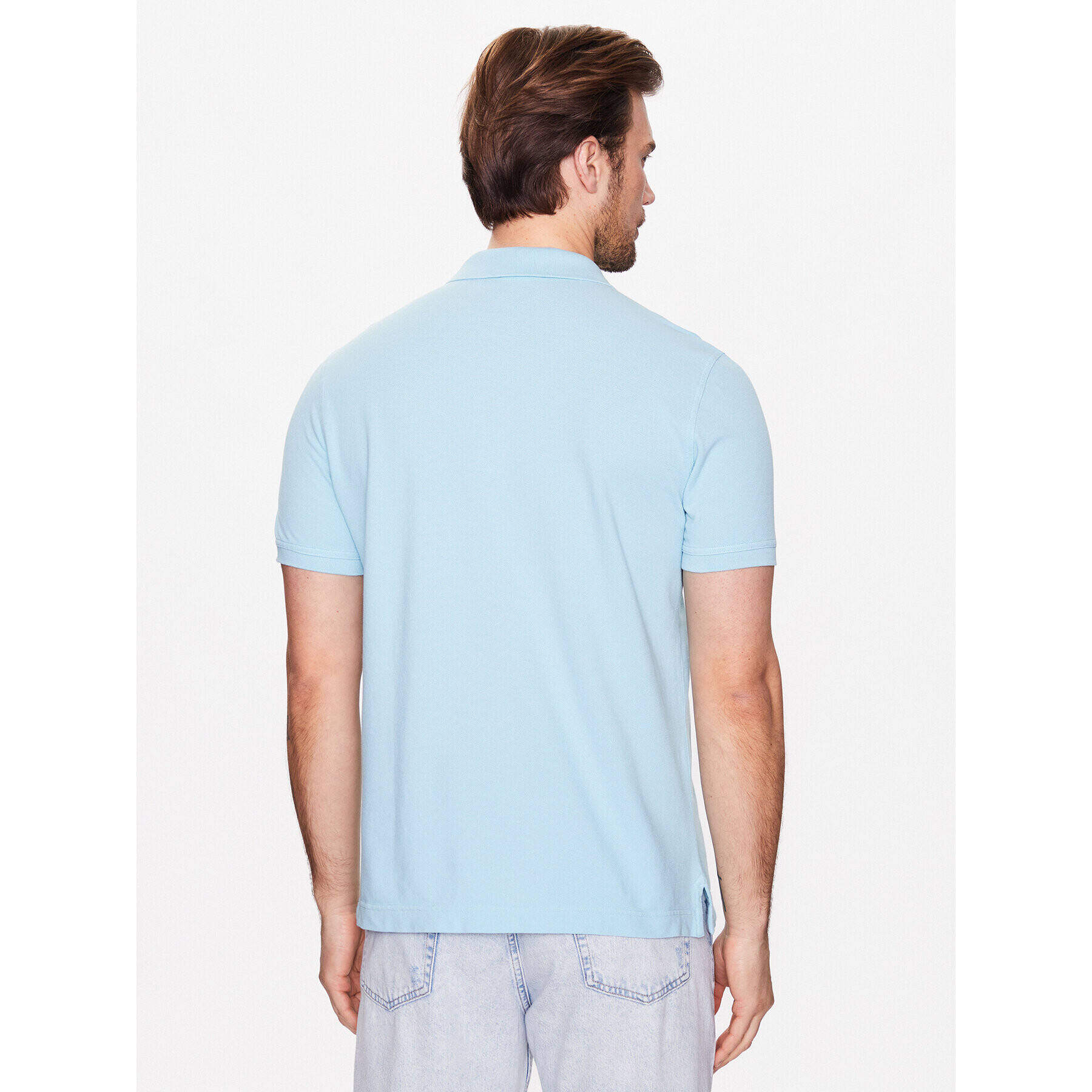 United Colors Of Benetton Polo majica 3089J3179 Modra Regular Fit - Pepit.si