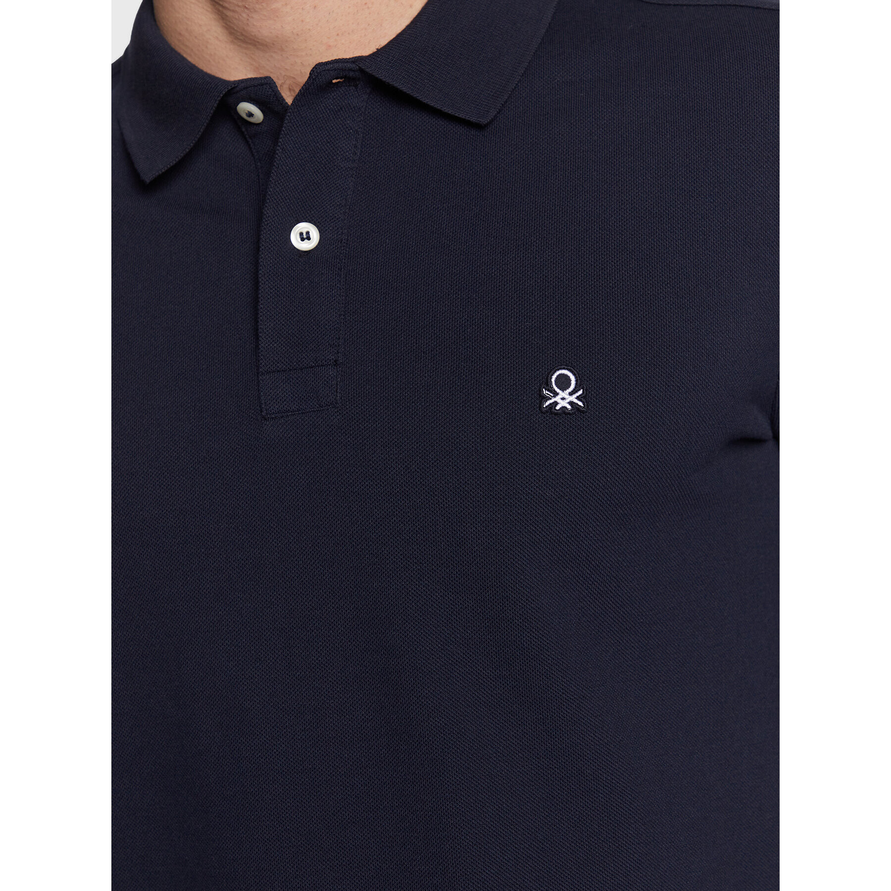 United Colors Of Benetton Polo majica 3089J3204 Mornarsko modra Regular Fit - Pepit.si