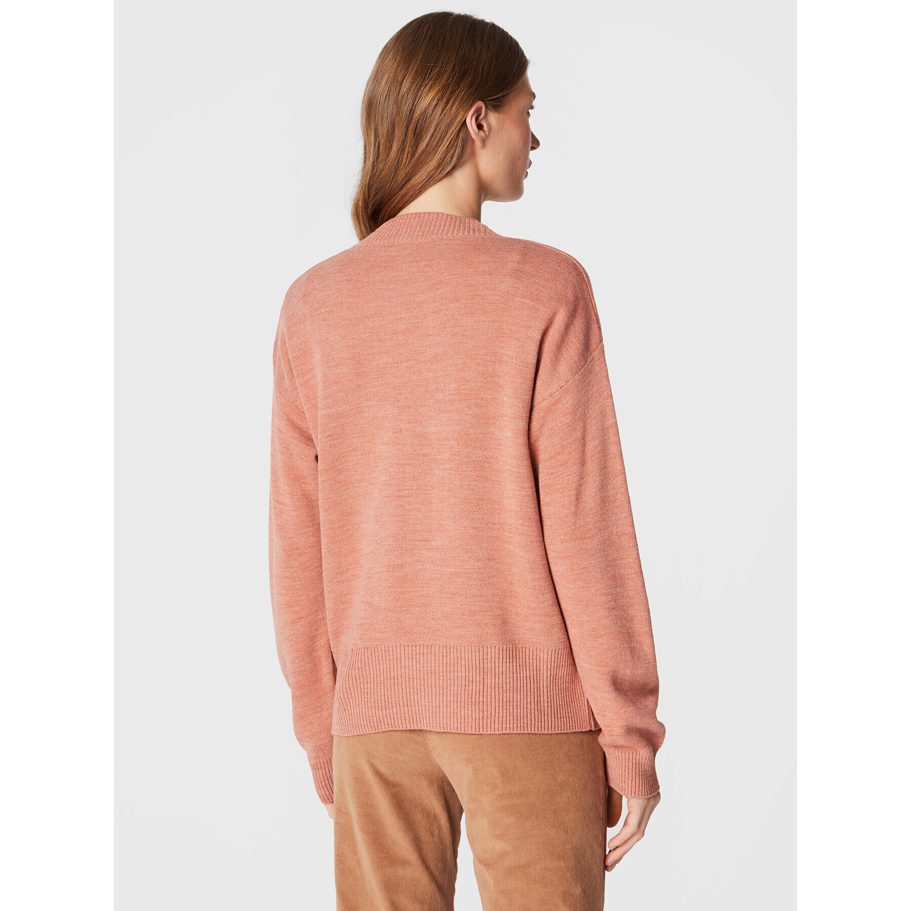 United Colors Of Benetton Pulover 103FE200L Roza Relaxed Fit - Pepit.si