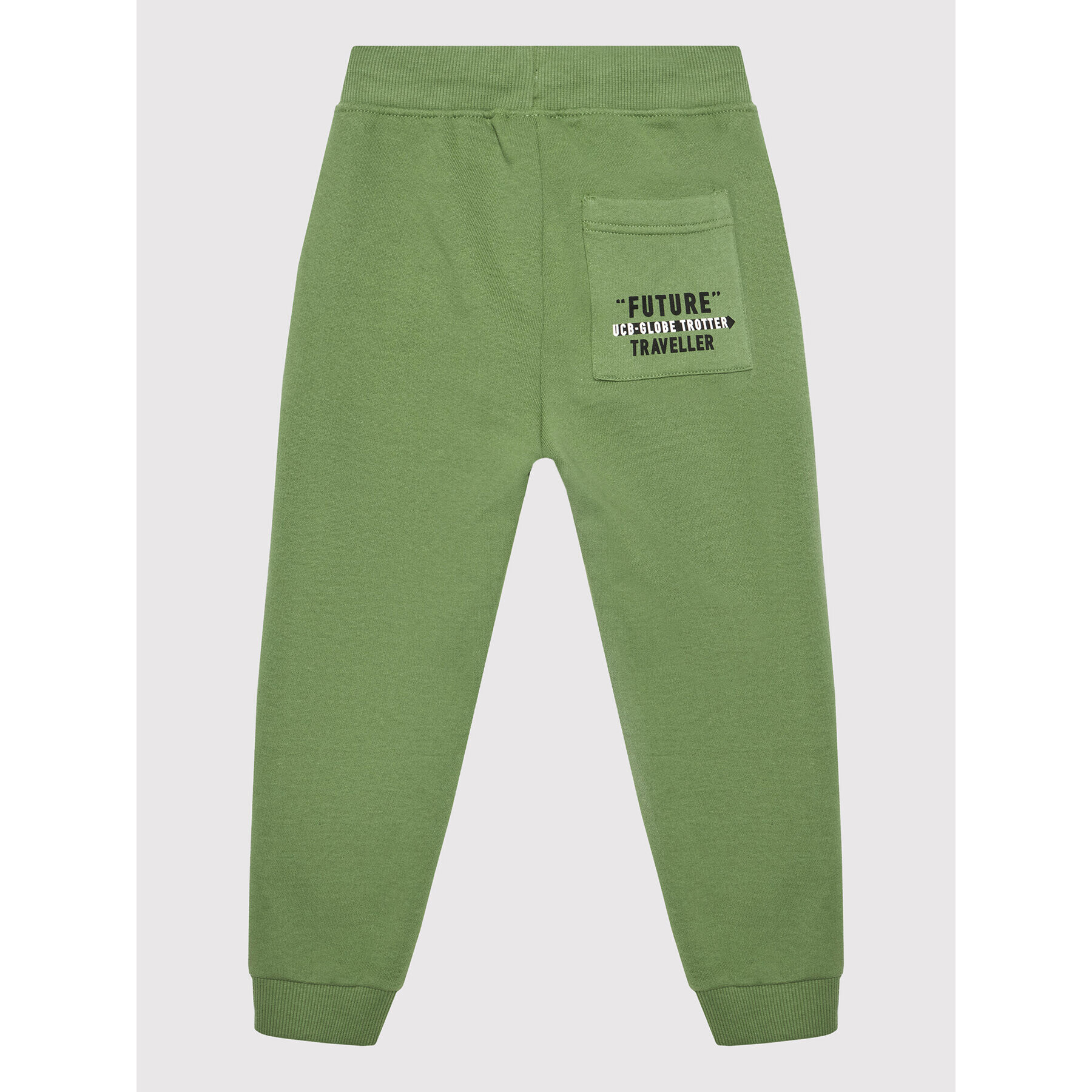 United Colors Of Benetton Spodnji del trenirke 3EB5I0491 Zelena Regular Fit - Pepit.si