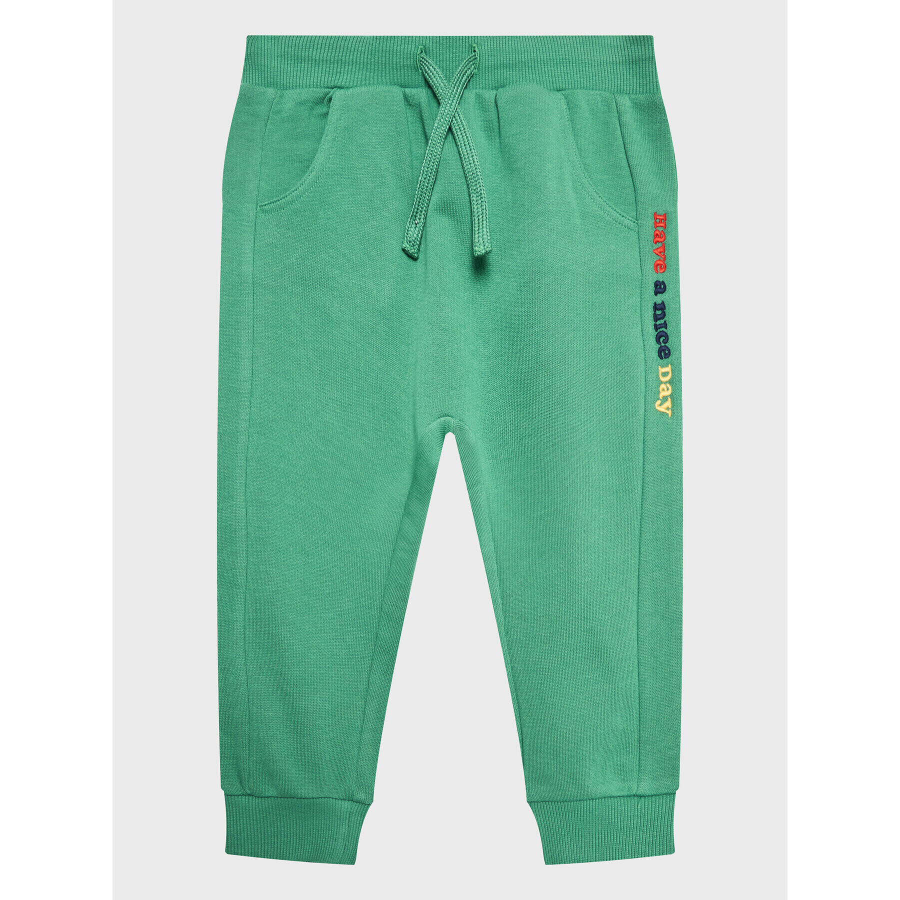 United Colors Of Benetton Spodnji del trenirke 3J68GF020 Zelena Regular Fit - Pepit.si