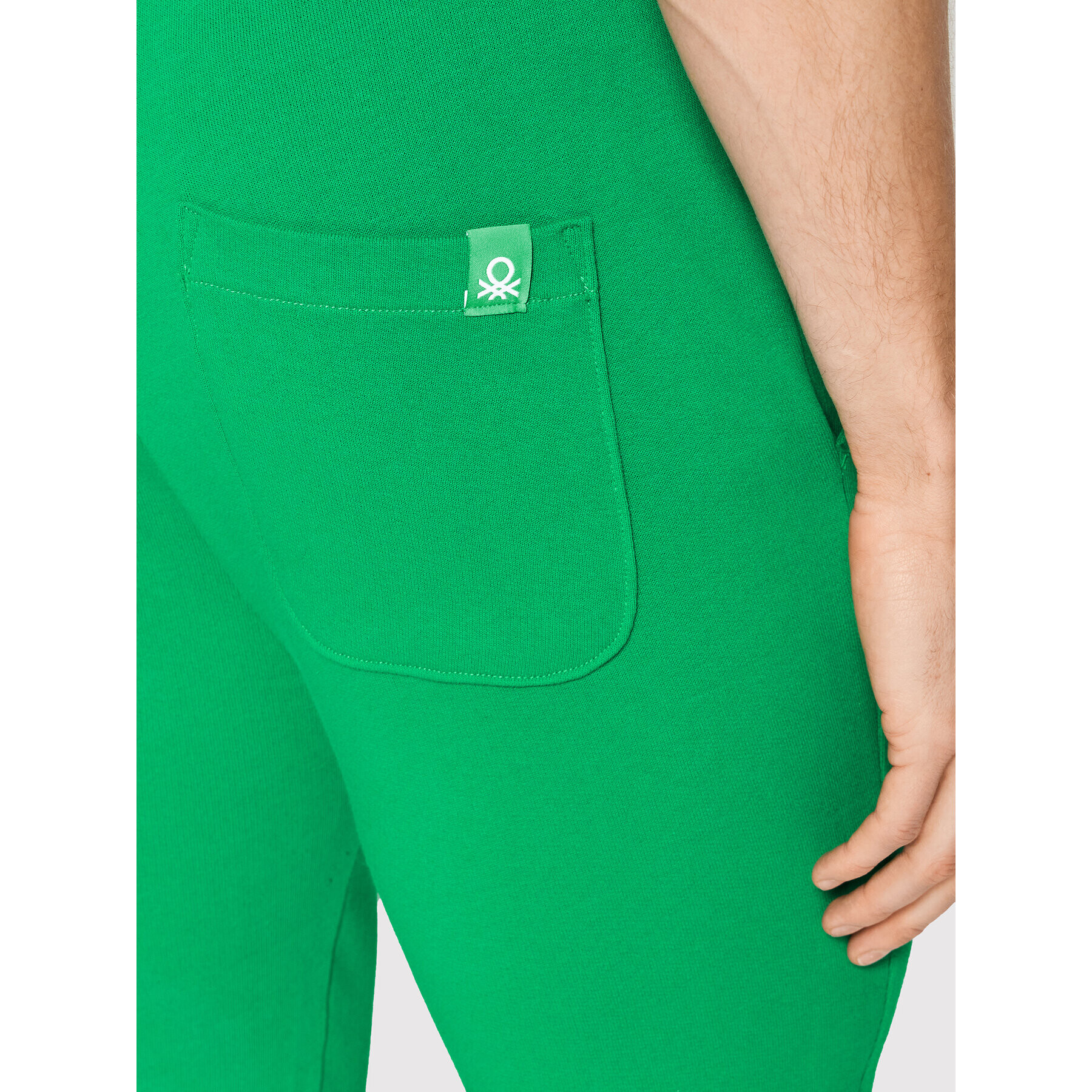 United Colors Of Benetton Spodnji del trenirke 3J68UF002 Zelena Regular Fit - Pepit.si