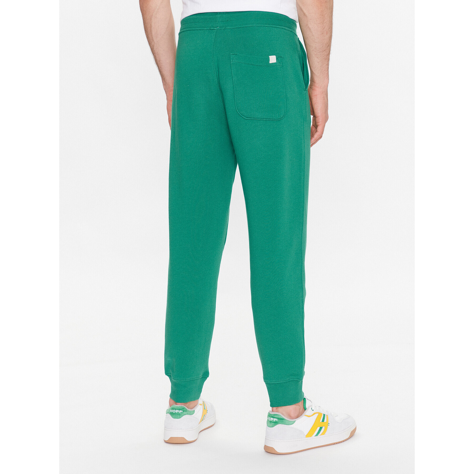 United Colors Of Benetton Spodnji del trenirke 3J68UF00K Zelena Regular Fit - Pepit.si