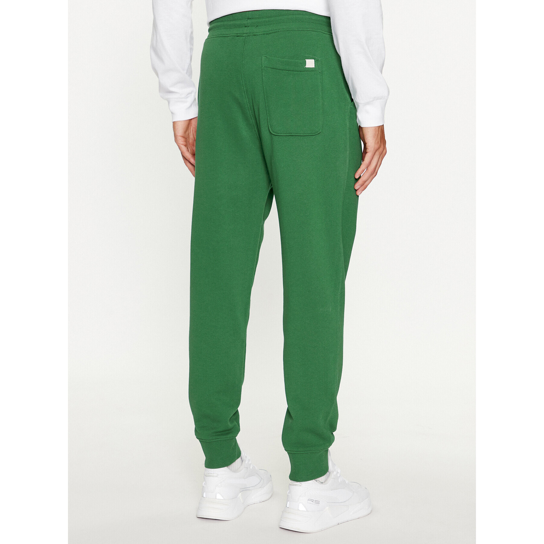 United Colors Of Benetton Spodnji del trenirke 3J68UF00K Zelena Regular Fit - Pepit.si