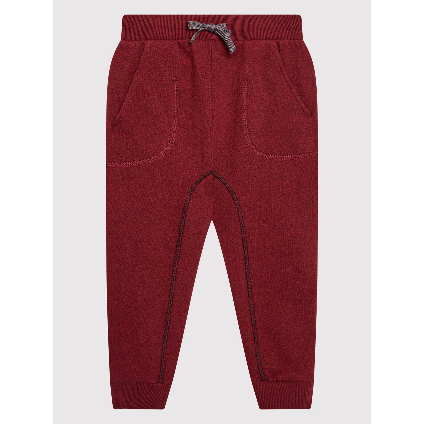 United Colors Of Benetton Spodnji del trenirke 3J73I0493 Bordo rdeča Regular Fit - Pepit.si