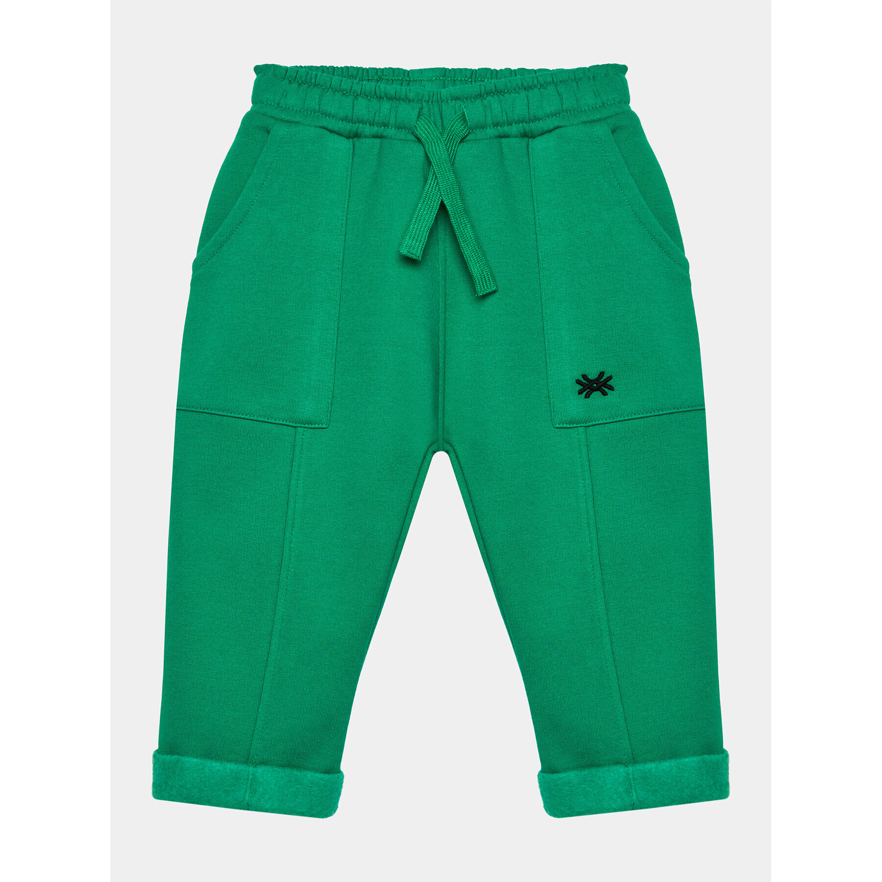 United Colors Of Benetton Spodnji del trenirke 3V0KGF031 Zelena Regular Fit - Pepit.si