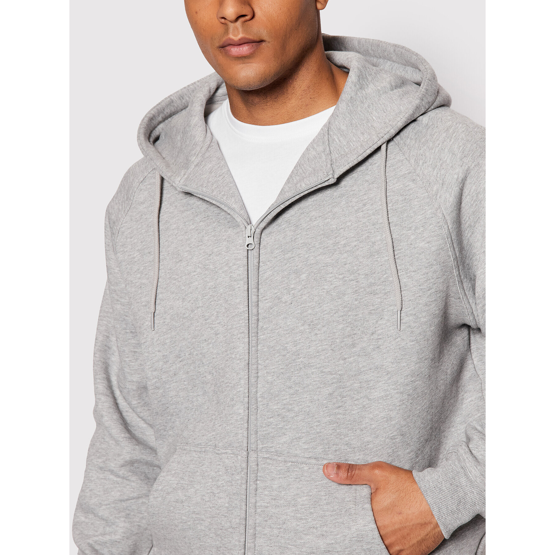 Urban Classics Jopa Zip TB014C Siva Regular Fit - Pepit.si