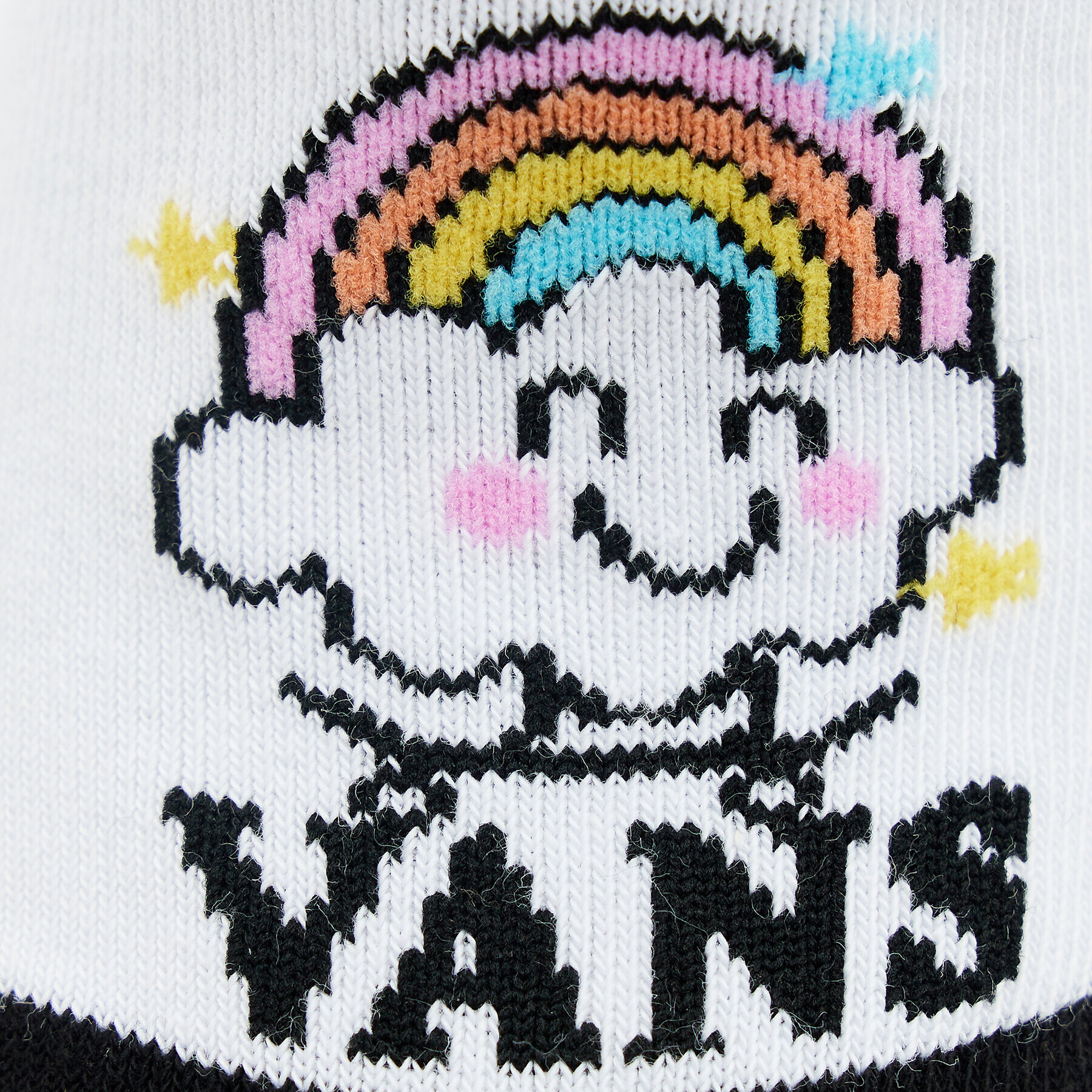 Vans 3 pari otroških stopalk Rainbow Rider Canoodle VN0007B4YB21 Pisana - Pepit.si