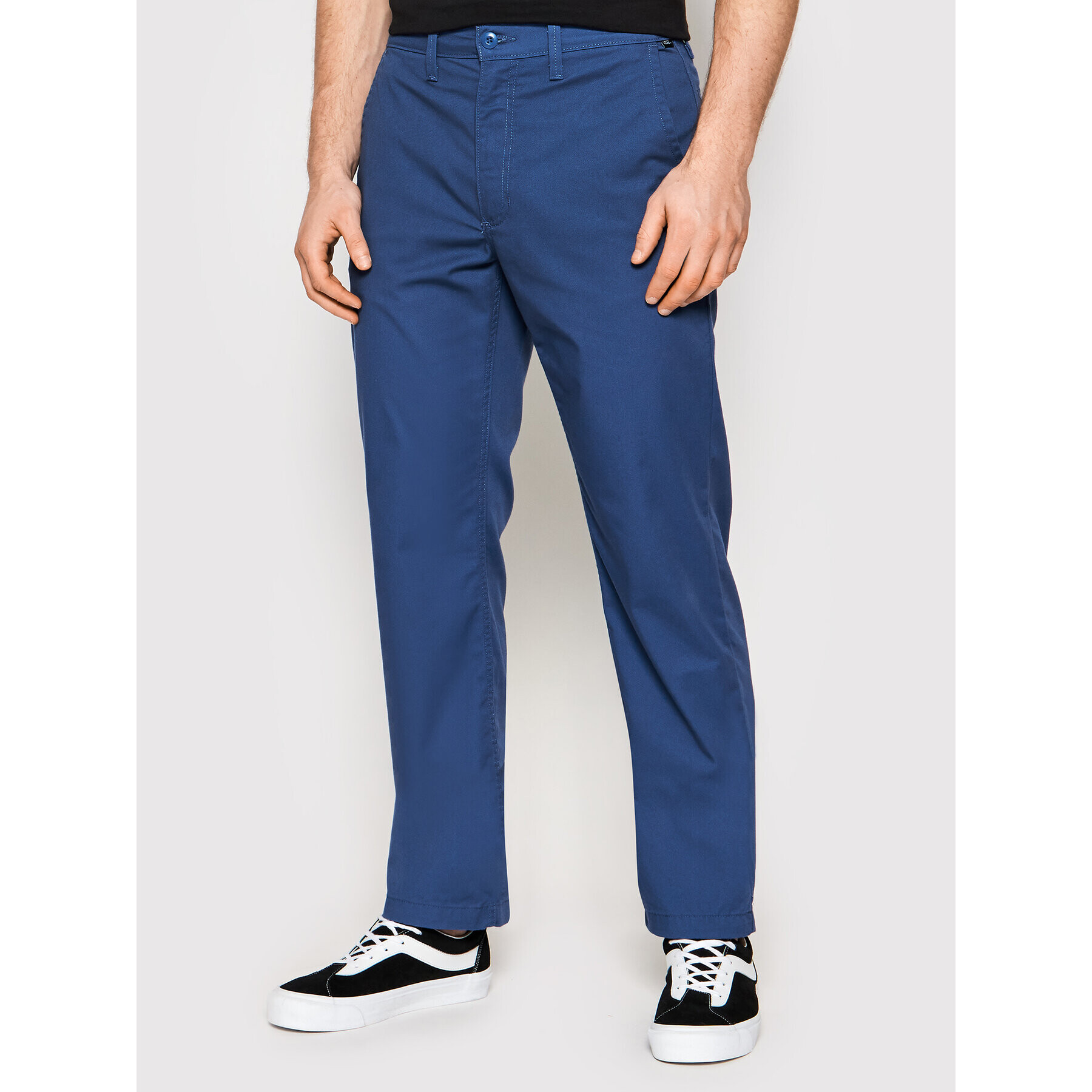 Vans Chino hlače Authentic VN0A5FJ8 Mornarsko modra Loose Fit - Pepit.si