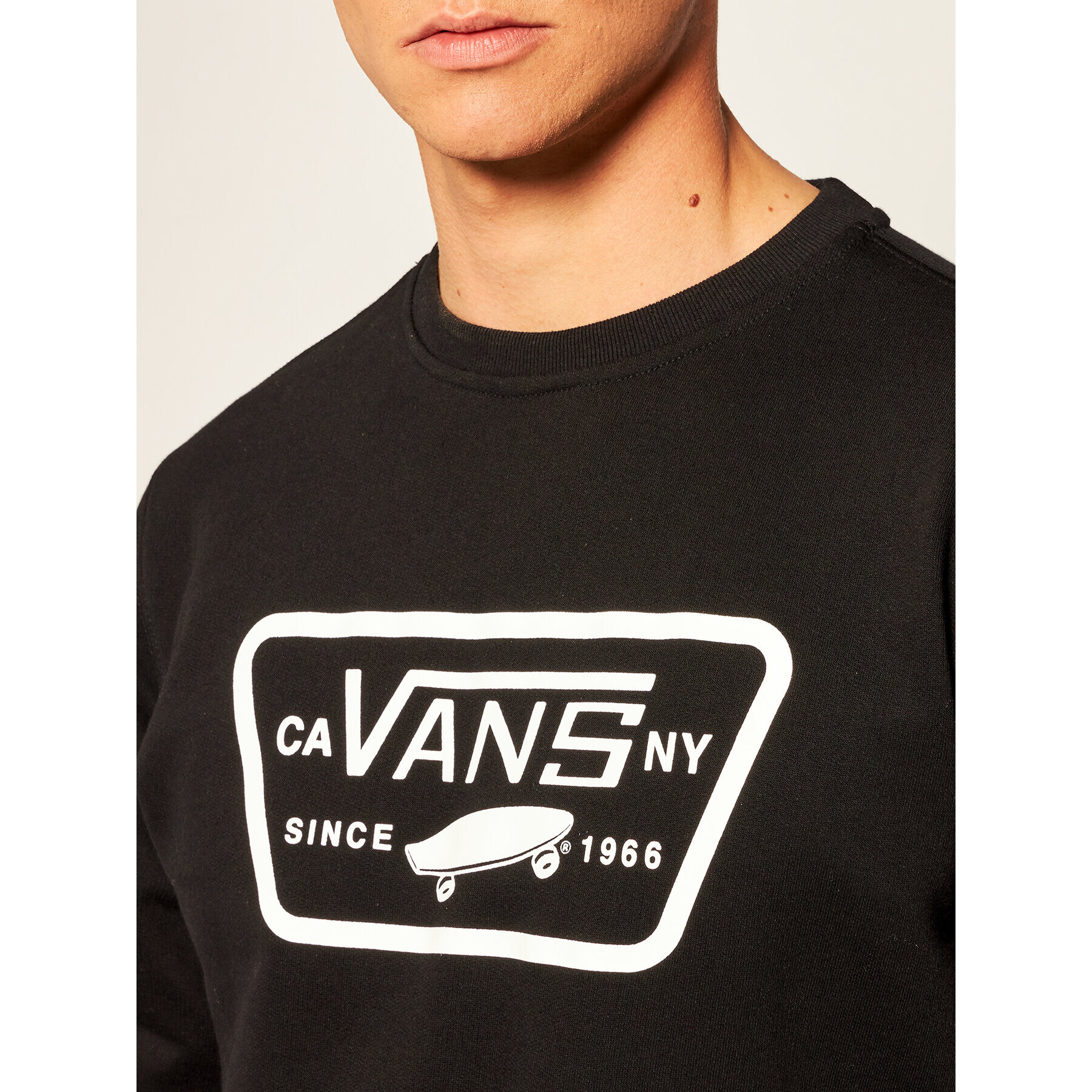 Vans Jopa Full Patch Crew II VN0A45CI Črna Regular Fit - Pepit.si