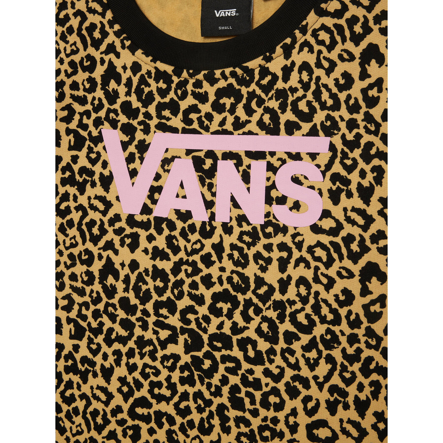 Vans Jopa Leopard Sport Crew VN0A7RRL Rjava Regular Fit - Pepit.si