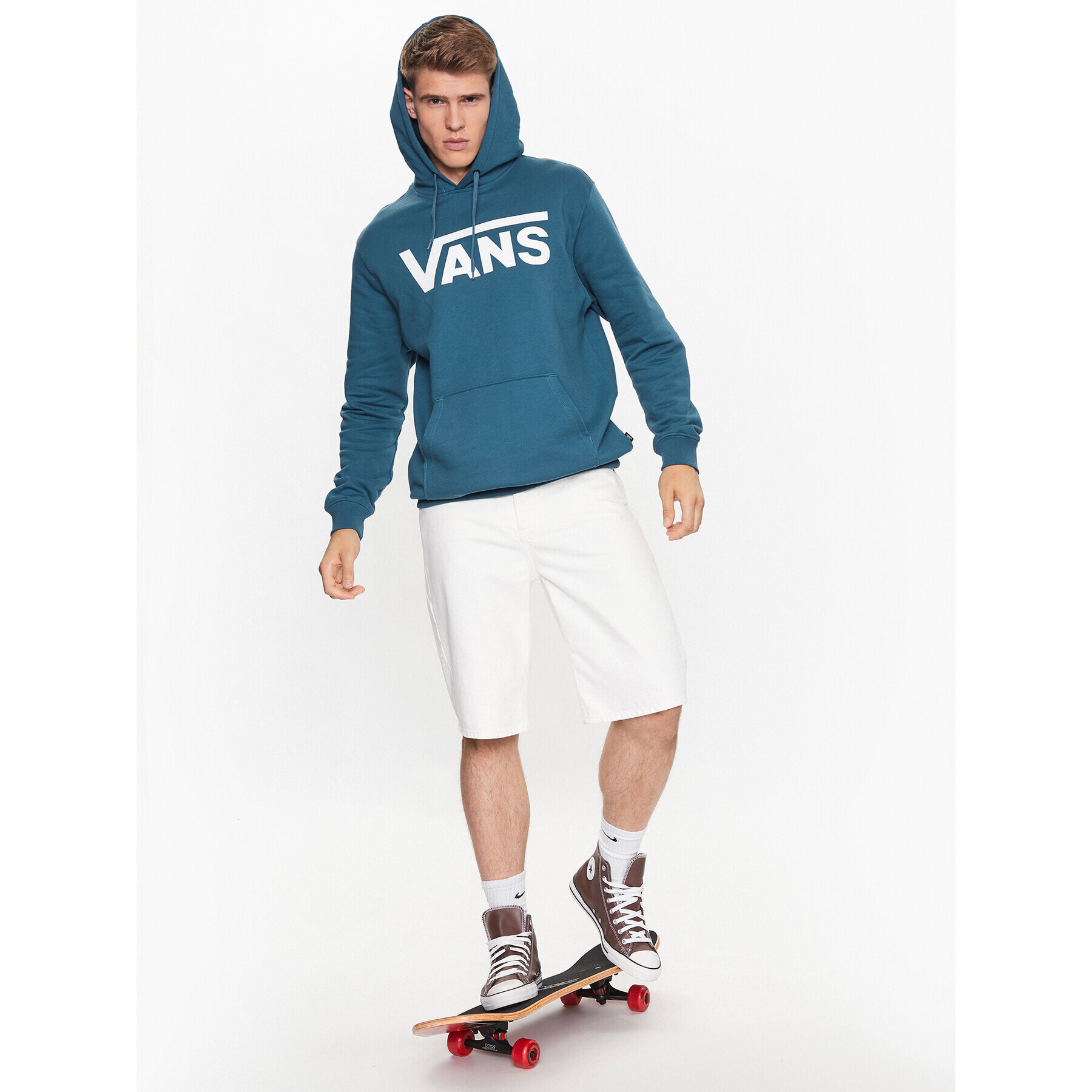 Vans Jopa Mn Classic Po Hoodie Ii VN0A456B Mornarsko modra Classic Fit - Pepit.si