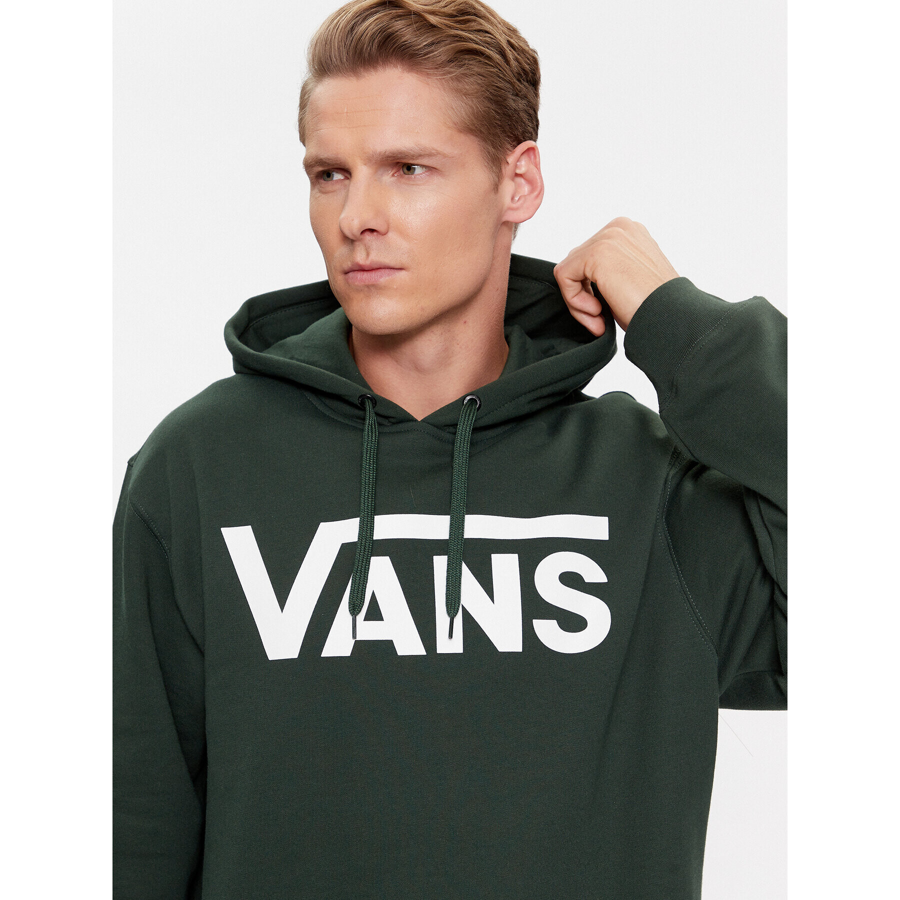 Vans Jopa Mn Classic Po Hoodie Ii VN0A456BBZ01 Zelena Classic Fit - Pepit.si