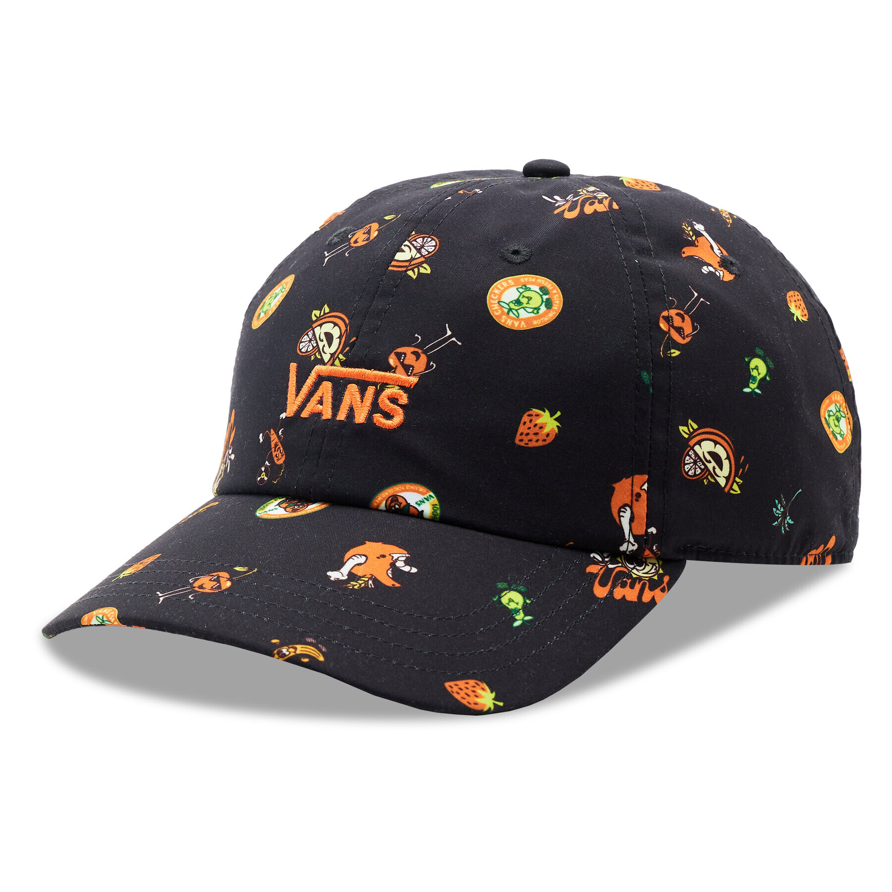 Vans Kapa s šiltom Wm Court Side Printed Hat VN0A34GRZVA1 Črna - Pepit.si