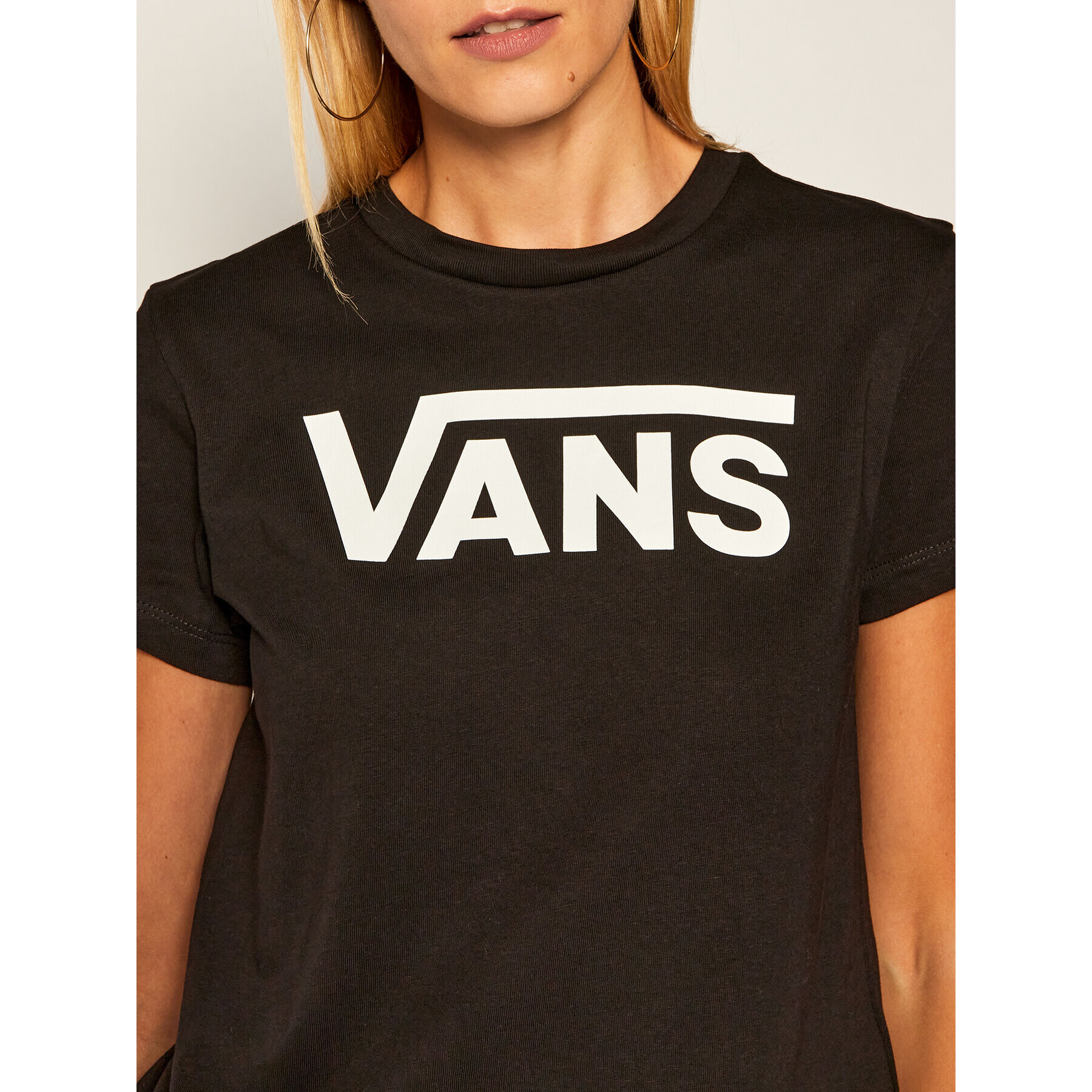 Vans Majica Flying V Crew Tee VN0A3UP4 Črna Regular Fit - Pepit.si