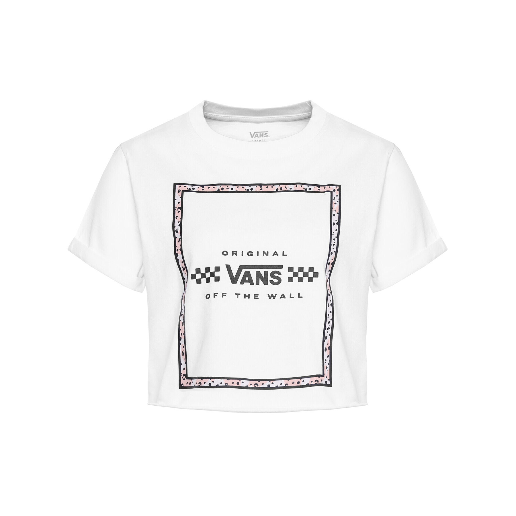 Vans Majica Leila Tee VN0A4CWXWHT Bela Oversize - Pepit.si