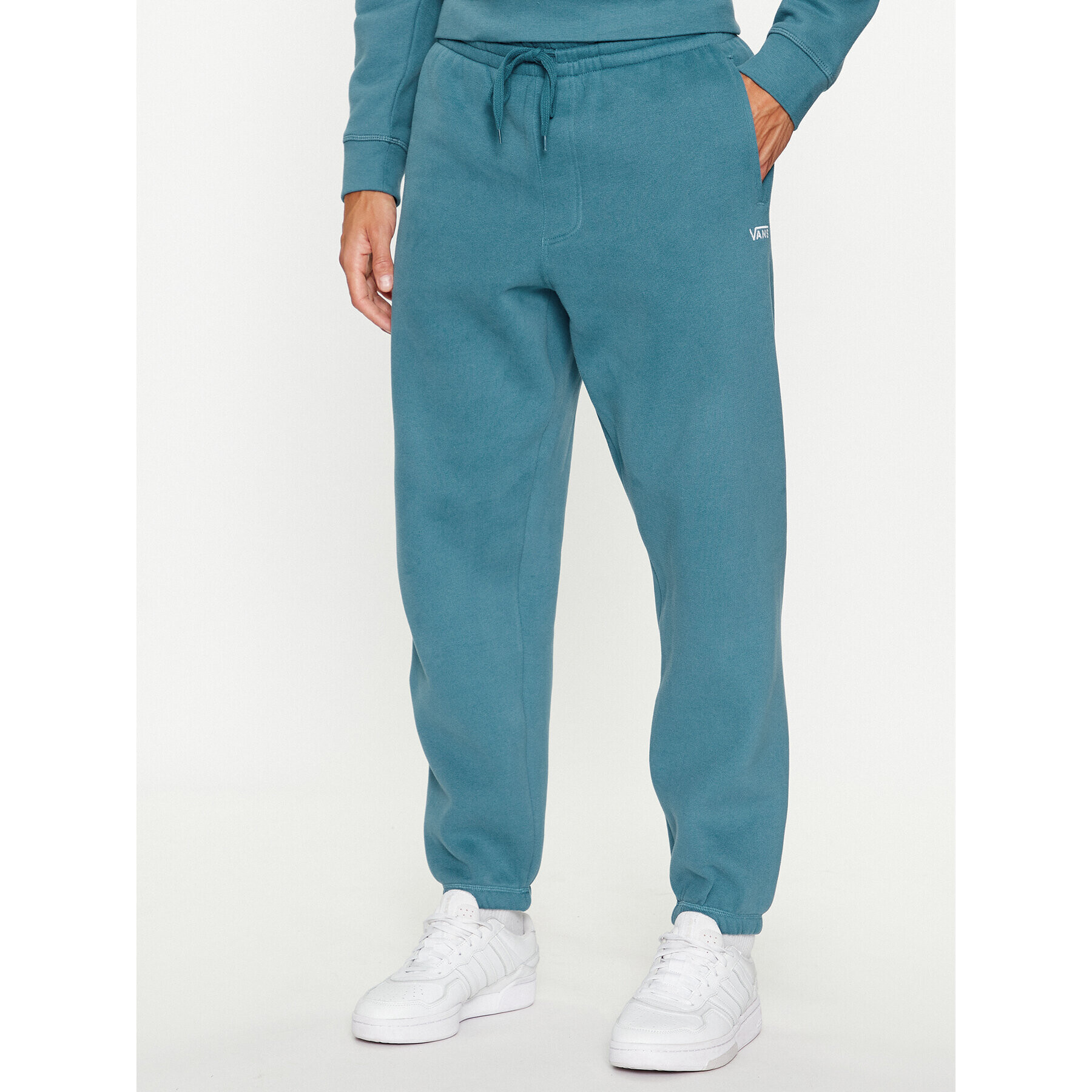 Vans Spodnji del trenirke Mn Comfycush Sweatpant VN0A4OON Mornarsko modra Relaxed Fit - Pepit.si