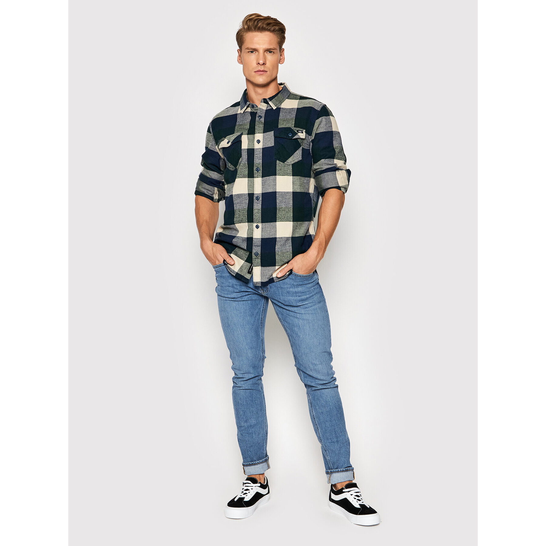 Vans Srajca Box Flannel VN000JOG Pisana Relaxed Fit - Pepit.si