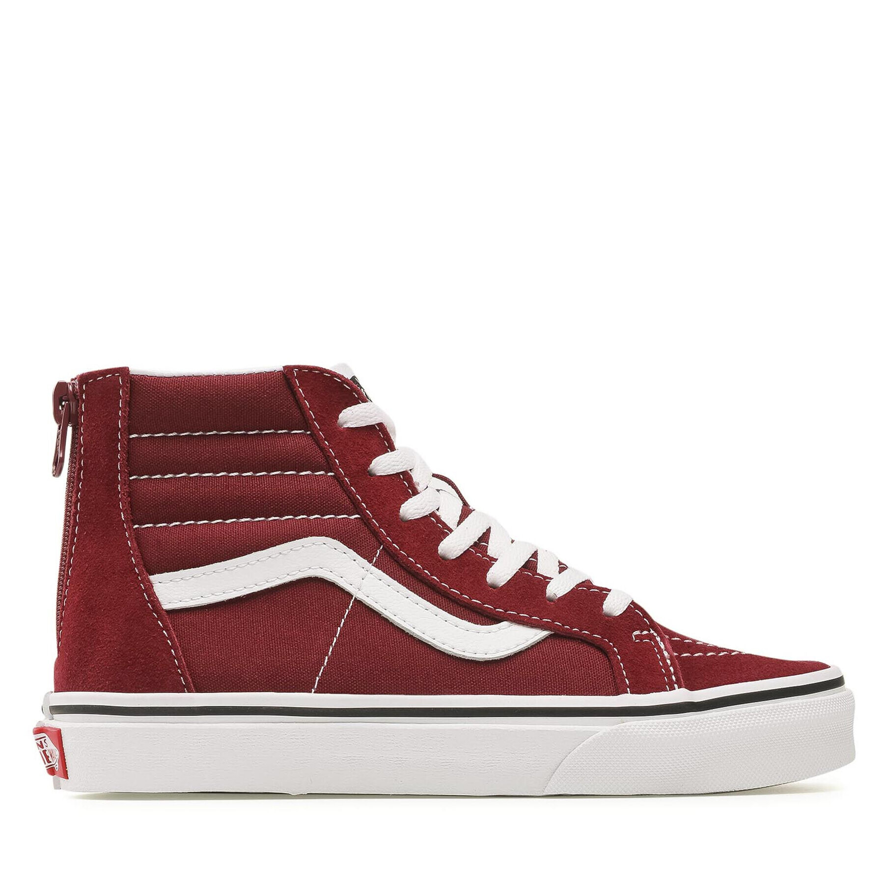 Vans Superge SK8-Hi Zip VN0A4BUX9AK1 Bordo rdeča - Pepit.si