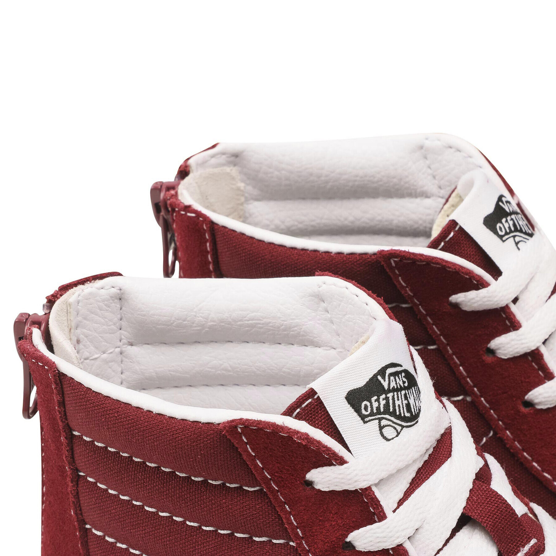 Vans Superge SK8-Hi Zip VN0A4BUX9AK1 Bordo rdeča - Pepit.si