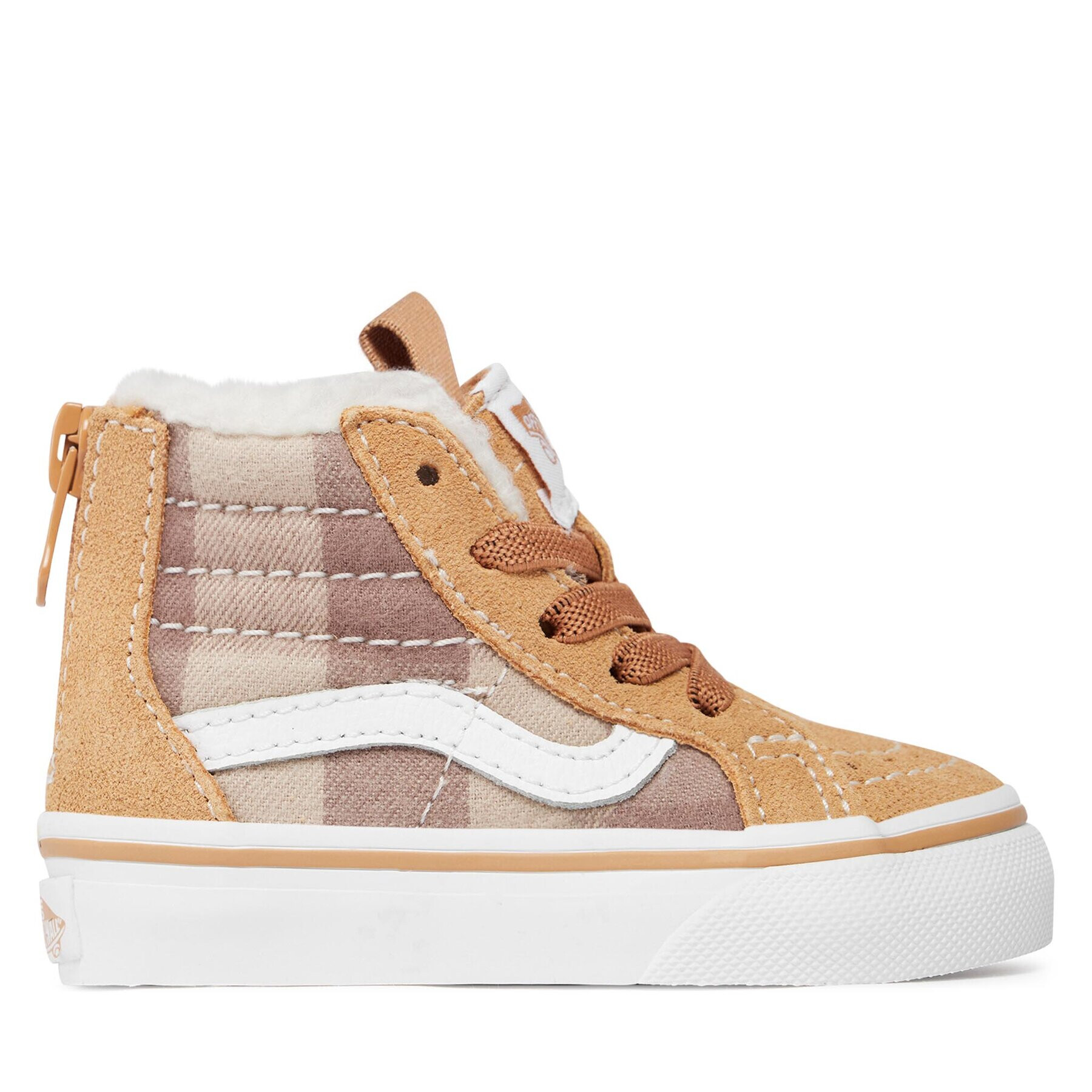 Vans Superge Td Sk8-Hi Zip VN000XG5BF21 Rjava - Pepit.si