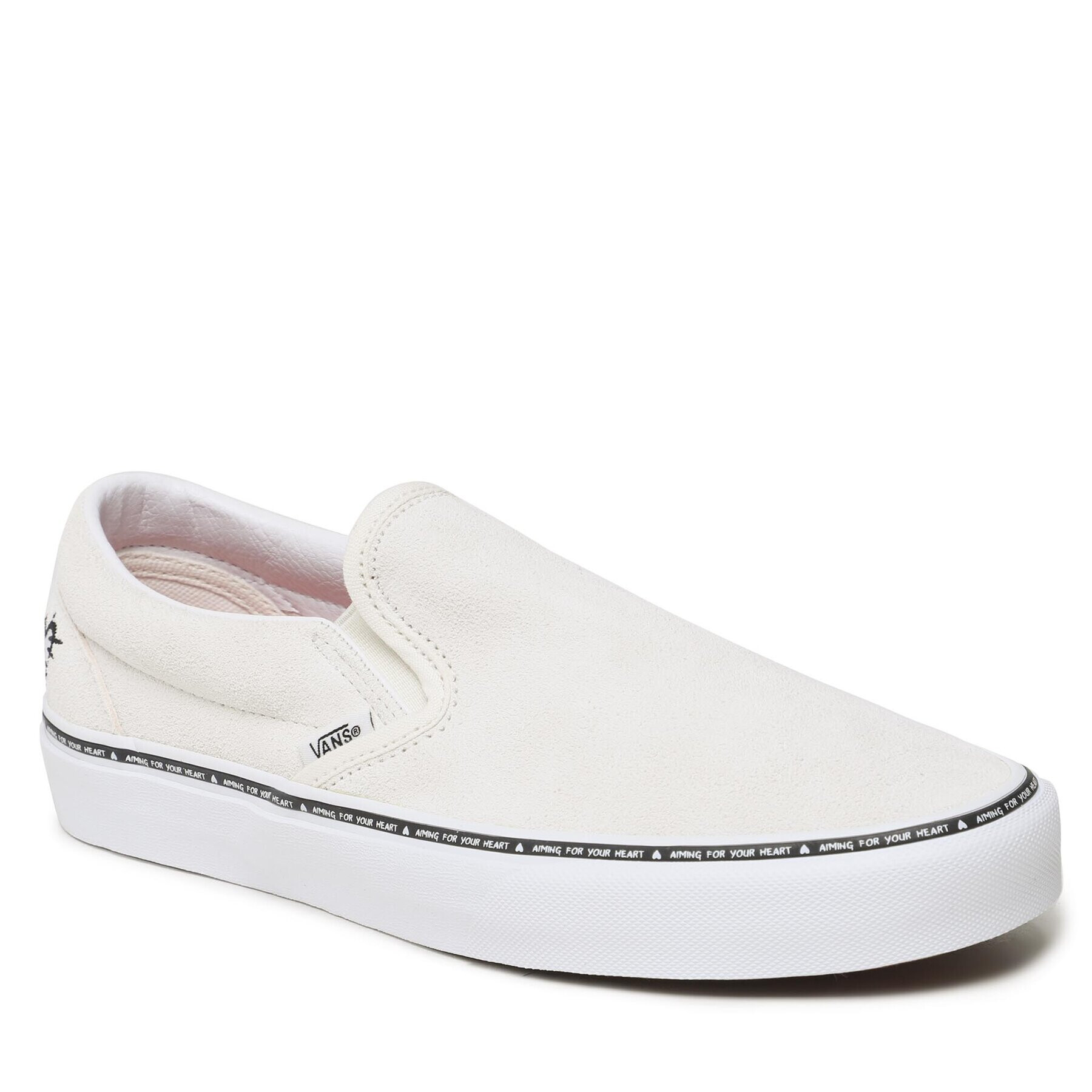 Vans Tenis superge Classic Slip-O VN0A7Q5DBHE1 Bela - Pepit.si