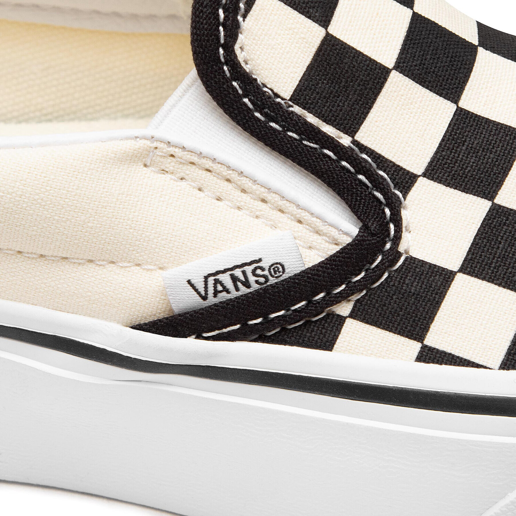 Vans Tenis superge Classic Slip-On P VN00018EBWW Bela - Pepit.si