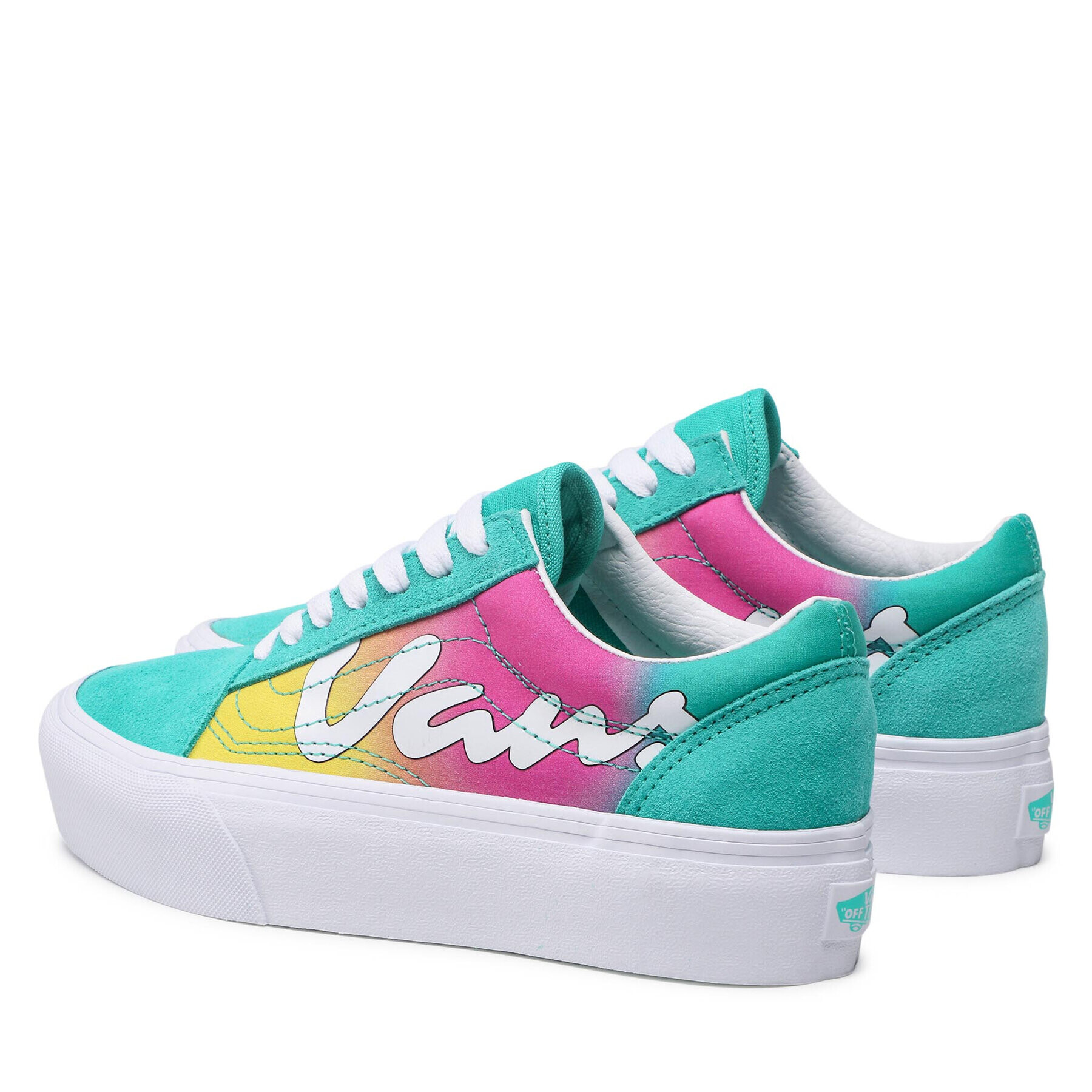 Vans Tenis superge Old Skool Plat VN0A5KRGB681 Zelena - Pepit.si