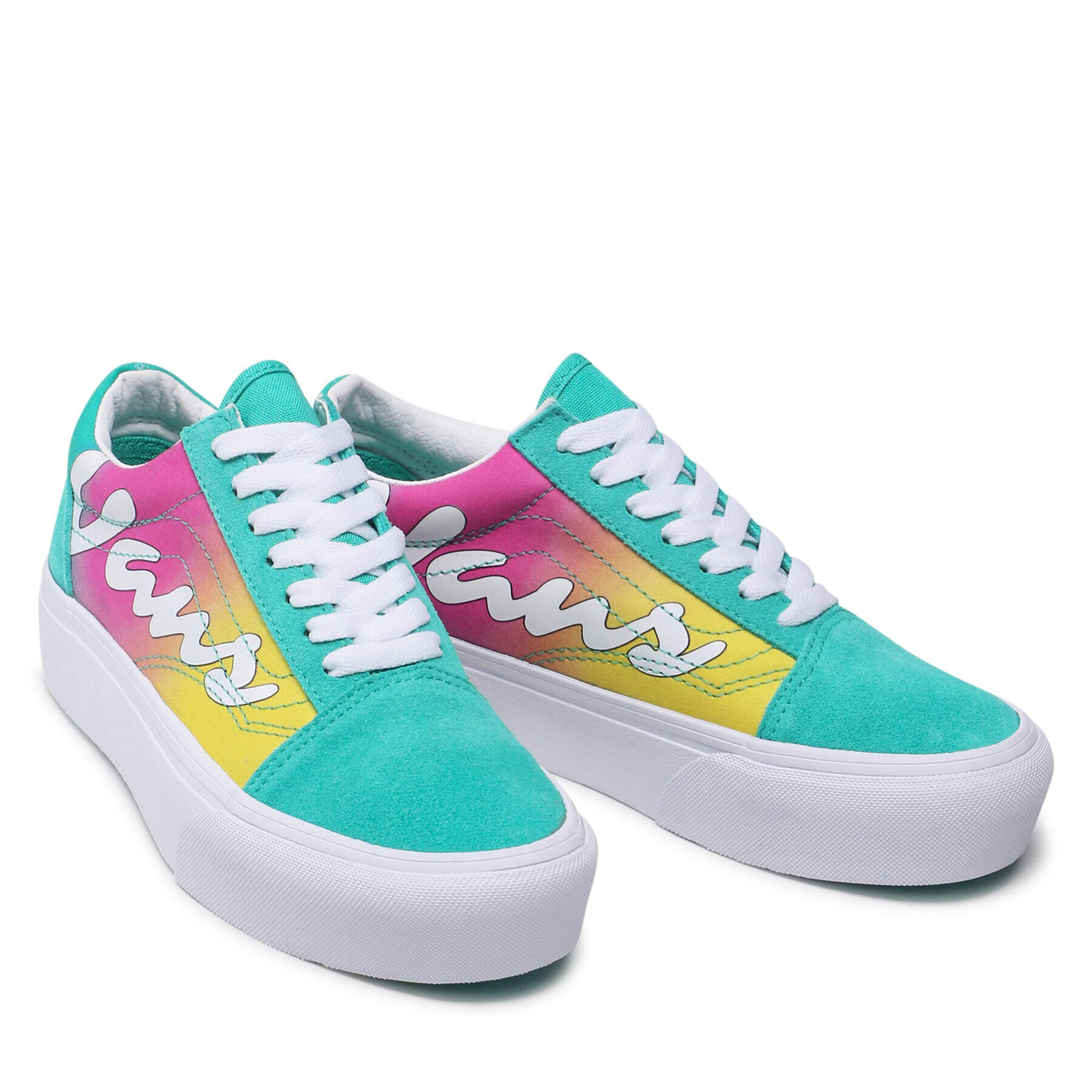 Vans Tenis superge Old Skool Plat VN0A5KRGB681 Zelena - Pepit.si