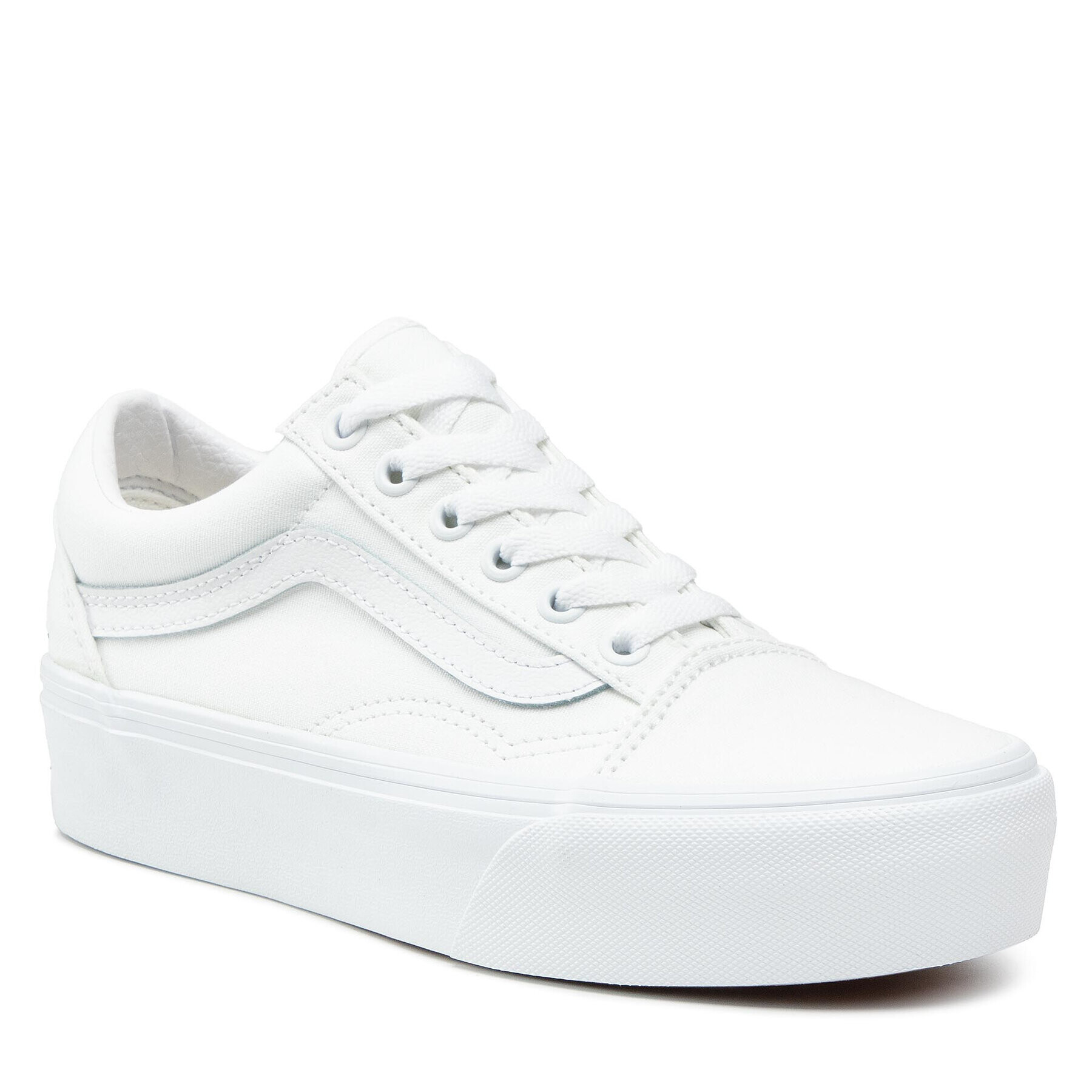 Vans Tenis superge Old Skool Platfor VN0A3B3UW001 Bela - Pepit.si