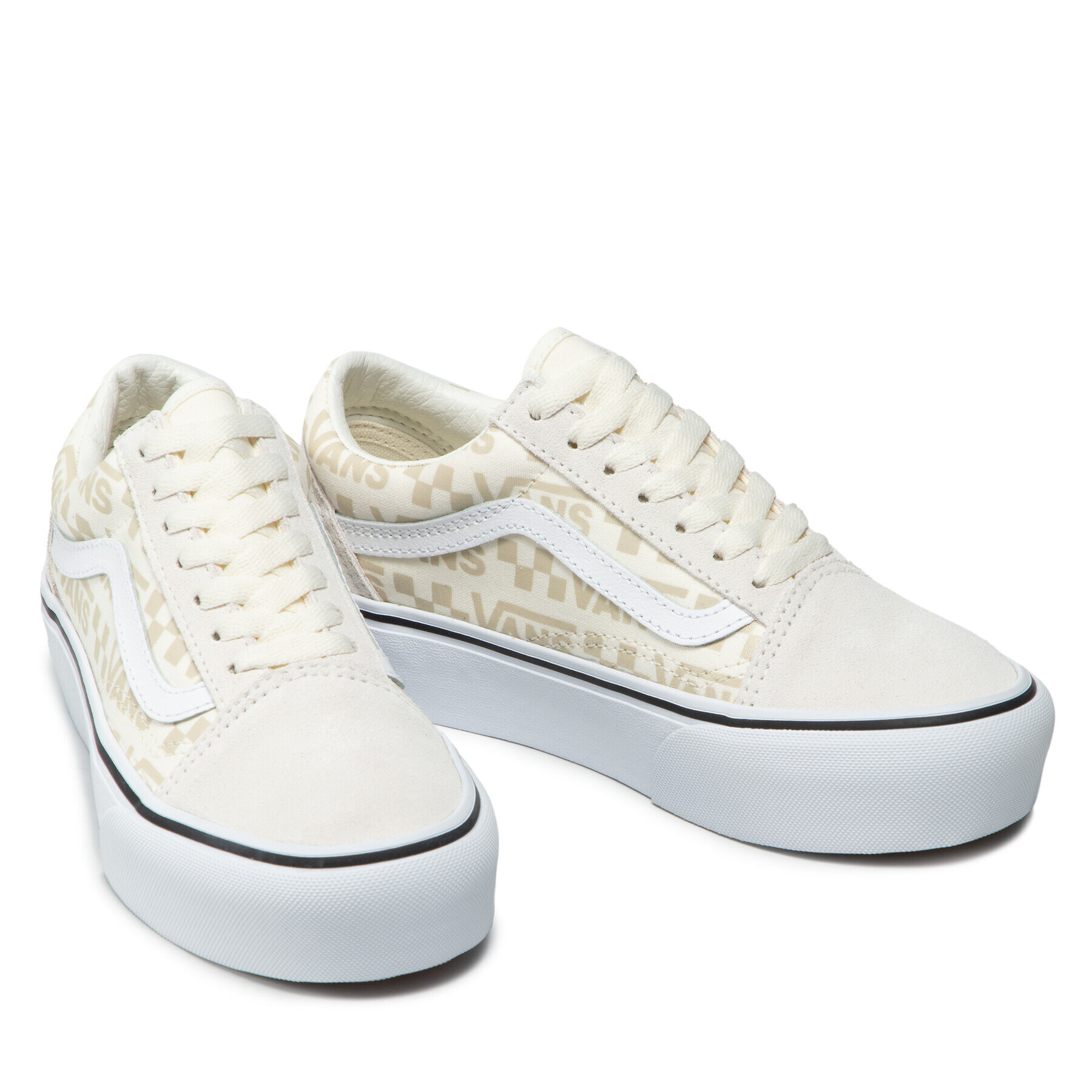 Vans Tenis superge Old Skool Platfor VN0A5KRG98M1 Bež - Pepit.si