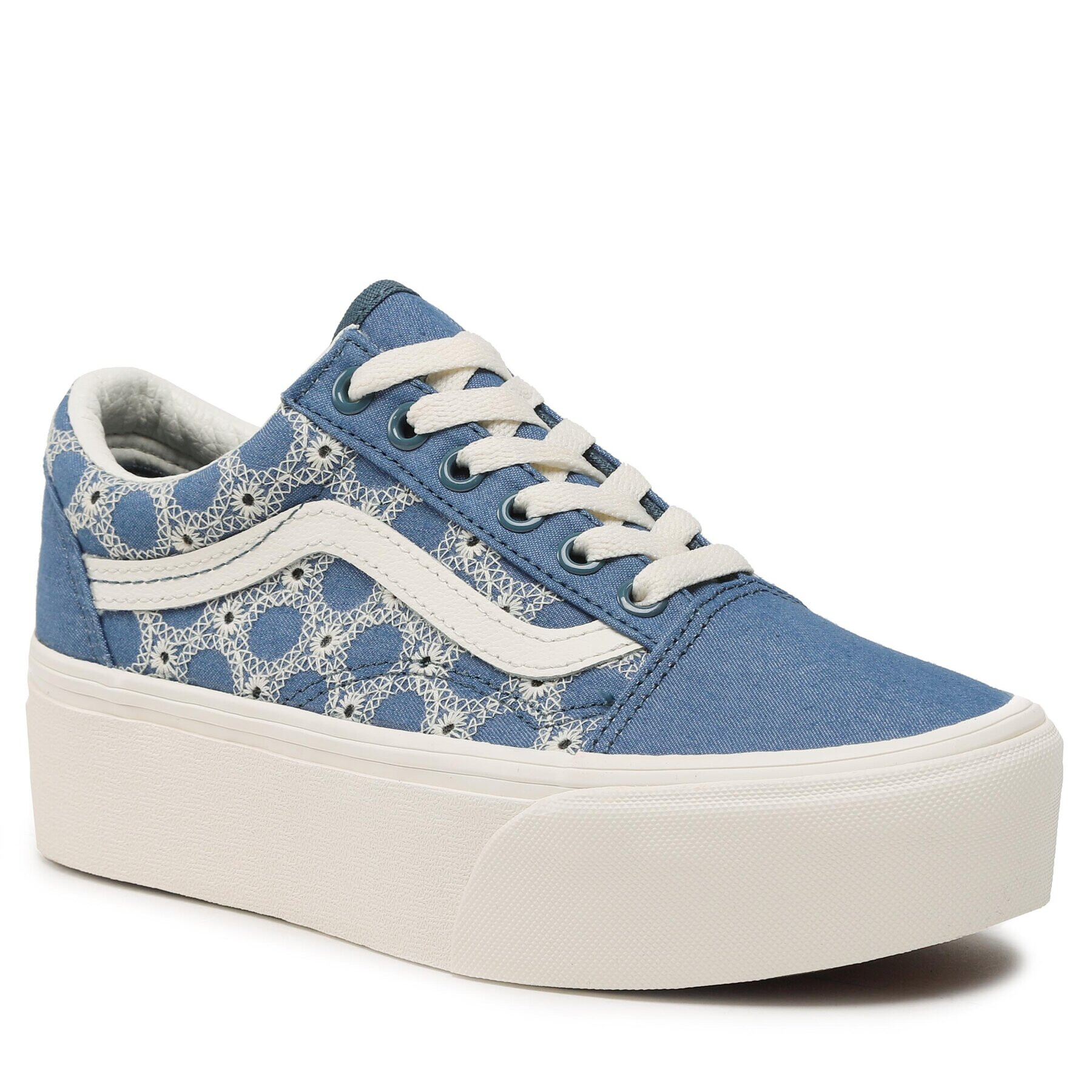 Vans Tenis superge Old Skool Stac VN0A7Q5MBLU1 Modra - Pepit.si