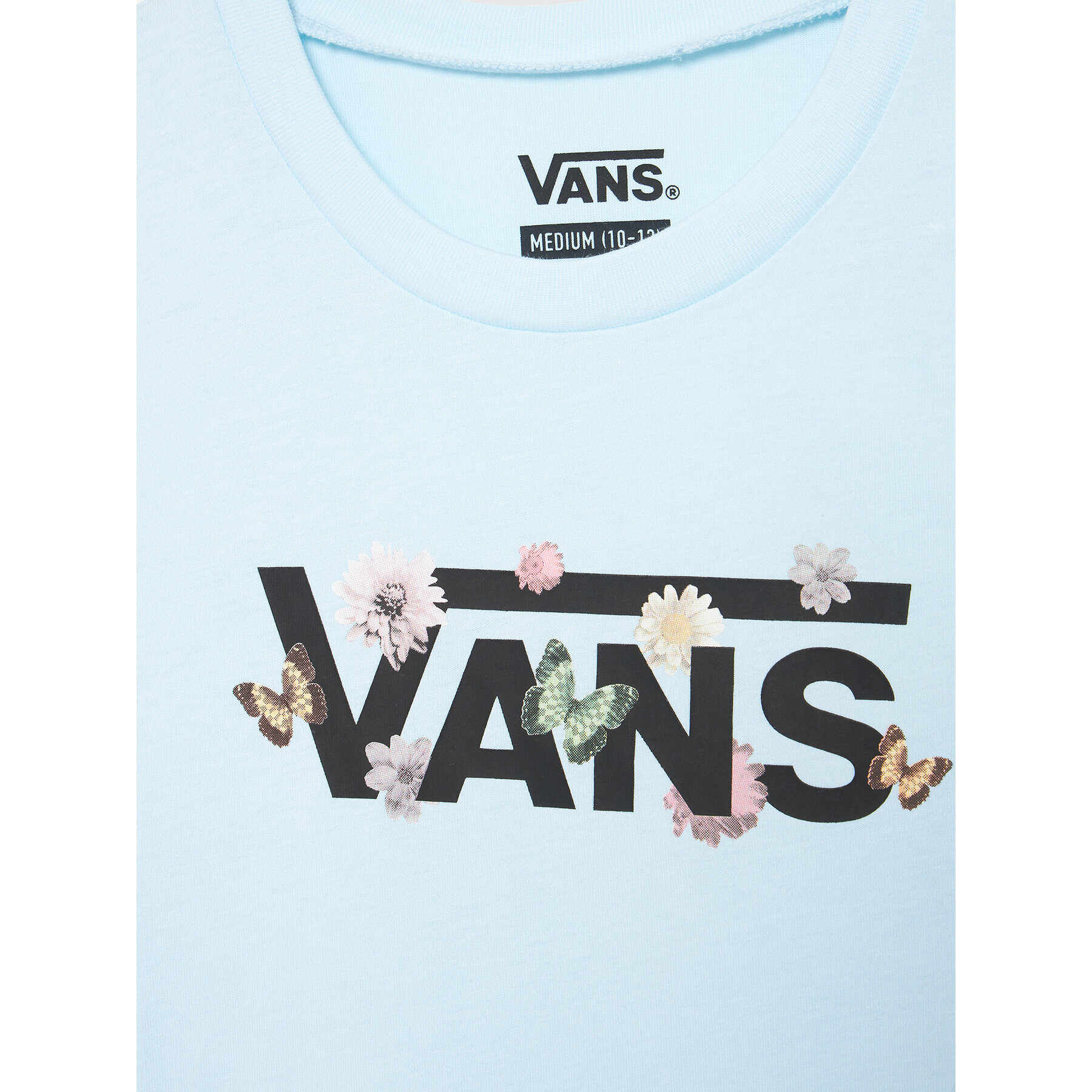 Vans Vsakodnevna obleka Butterfly Flora VN0A7RRT Modra Regular Fit - Pepit.si