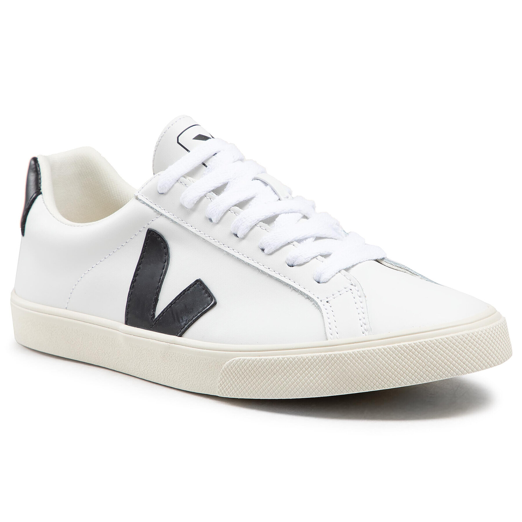 Veja Superge Esplar Logo Leather Extra EO020005A Bela - Pepit.si