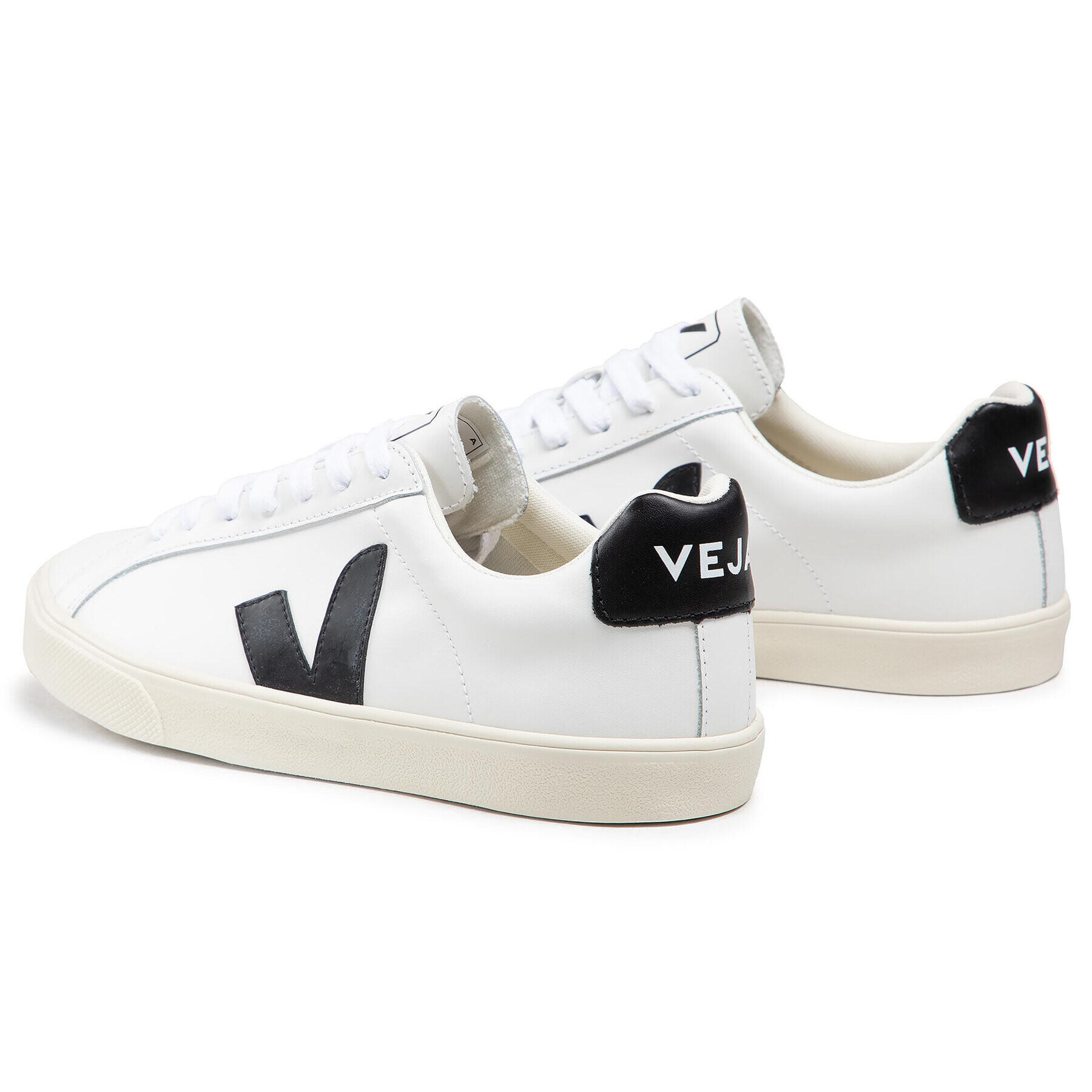 Veja Superge Esplar Logo Leather Extra EO020005A Bela - Pepit.si