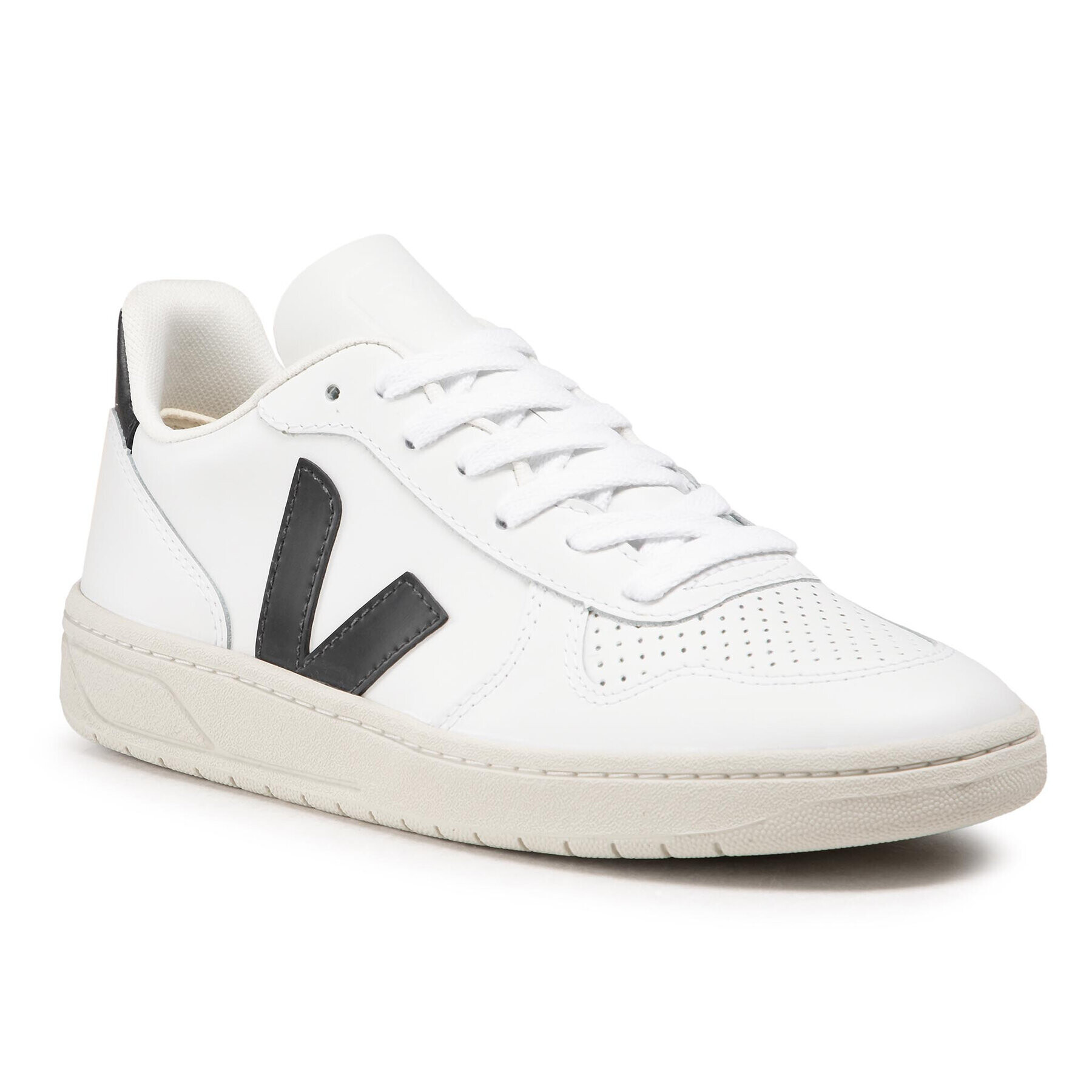 Veja Superge V-10 Leather VX020005A Bela - Pepit.si