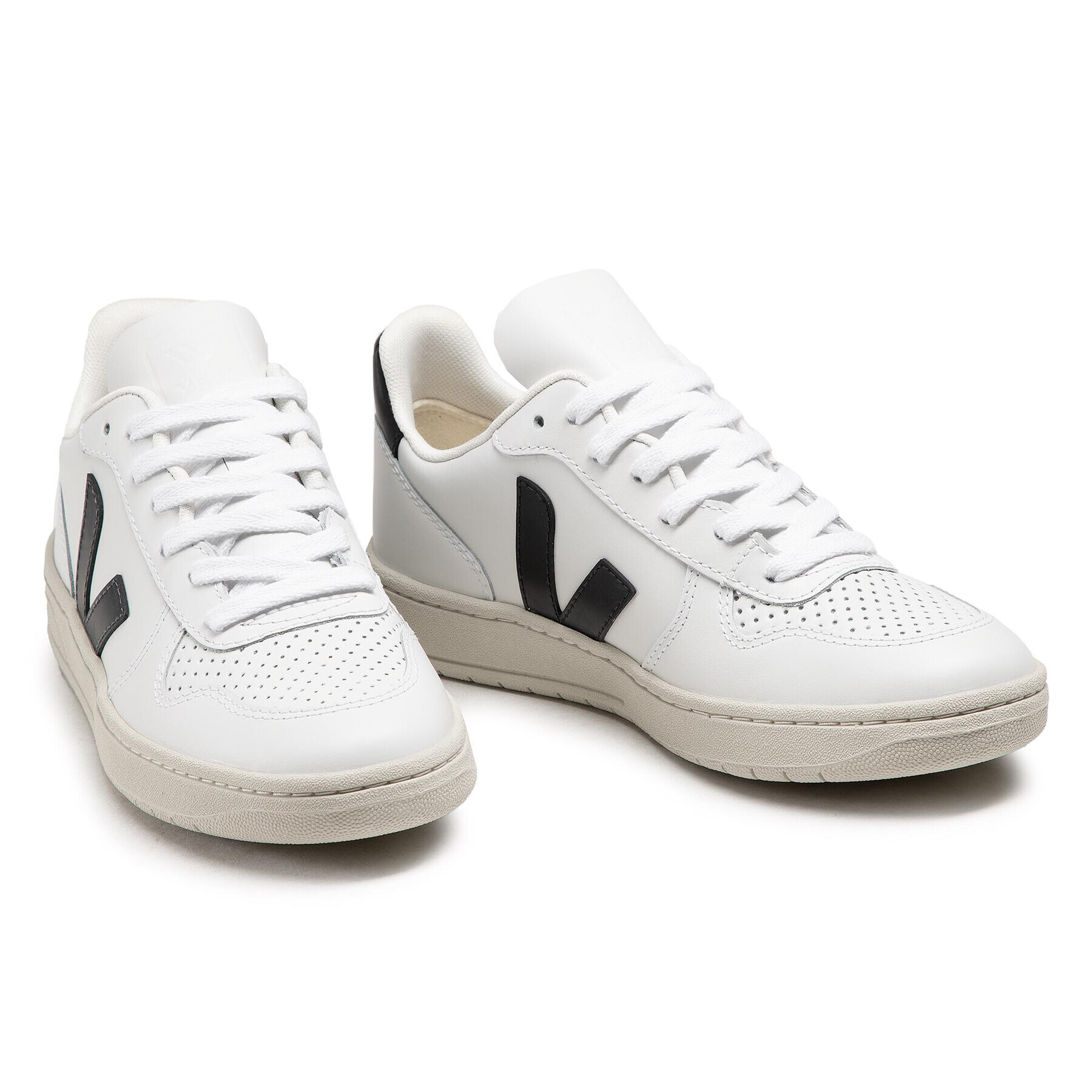 Veja Superge V-10 Leather VX020005A Bela - Pepit.si