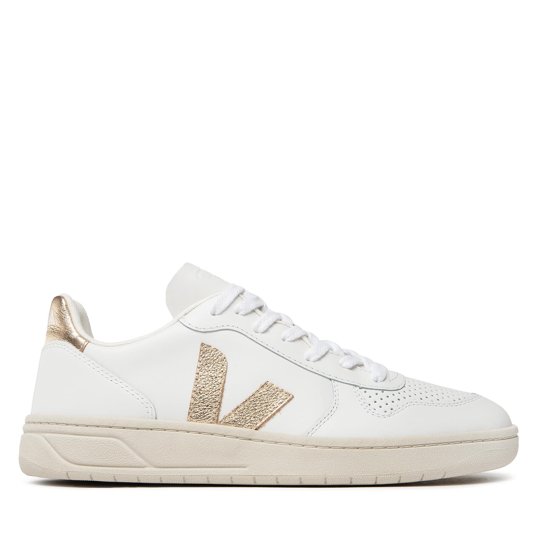 Veja Superge V-10 Leather VX0202490B Bela - Pepit.si