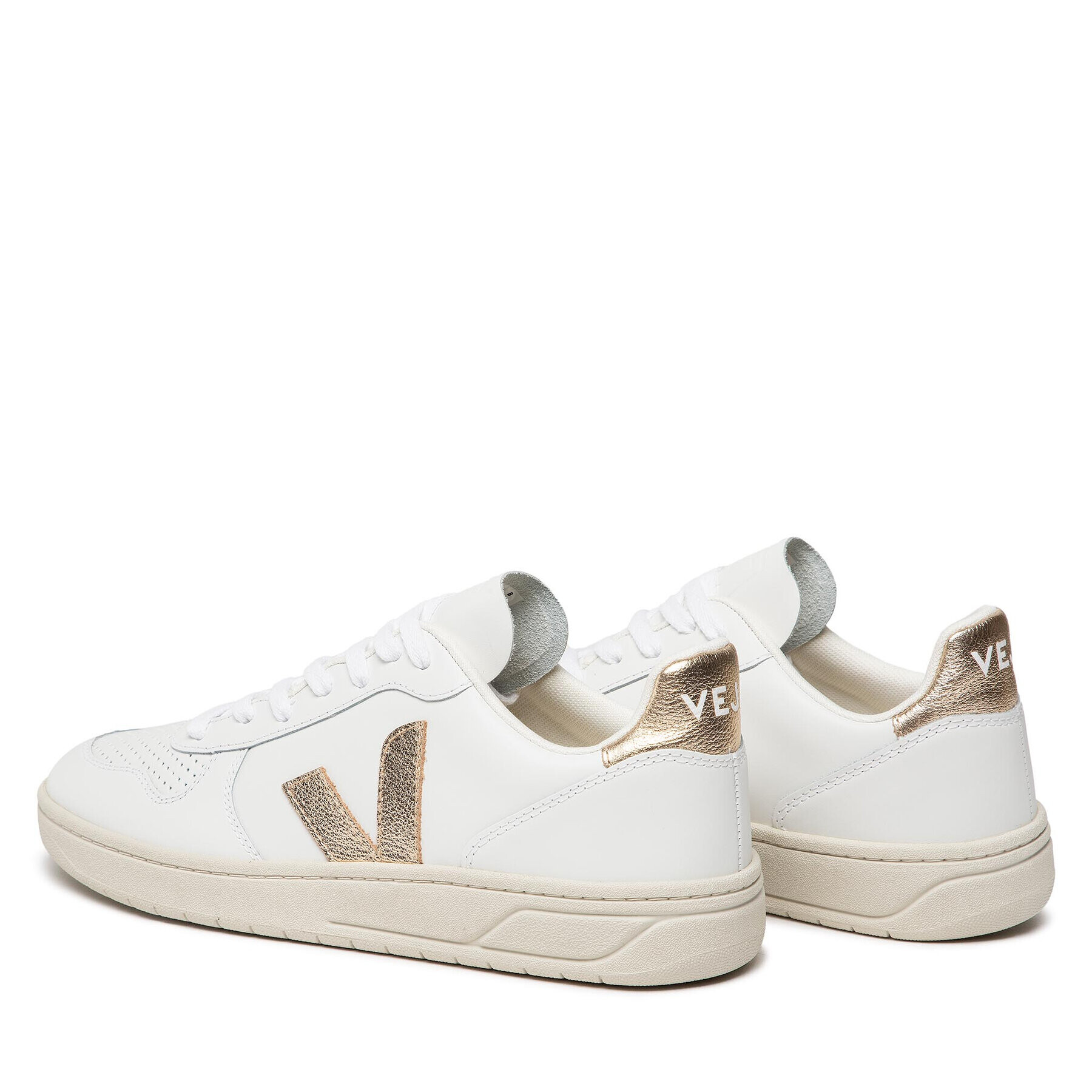 Veja Superge V-10 Leather VX0202490B Bela - Pepit.si