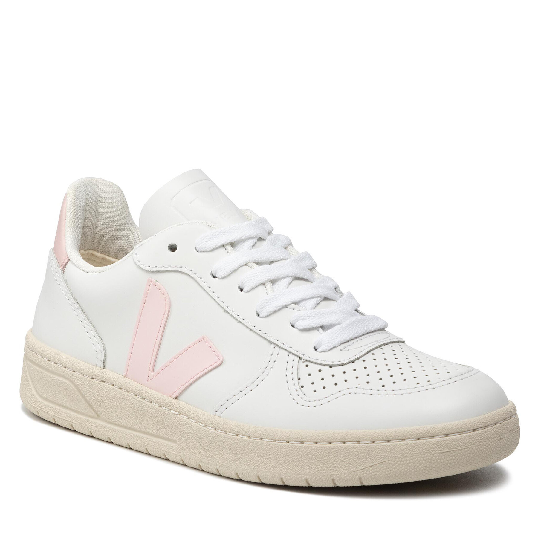 Veja Superge V-10 Leather VX0202644A Bela - Pepit.si