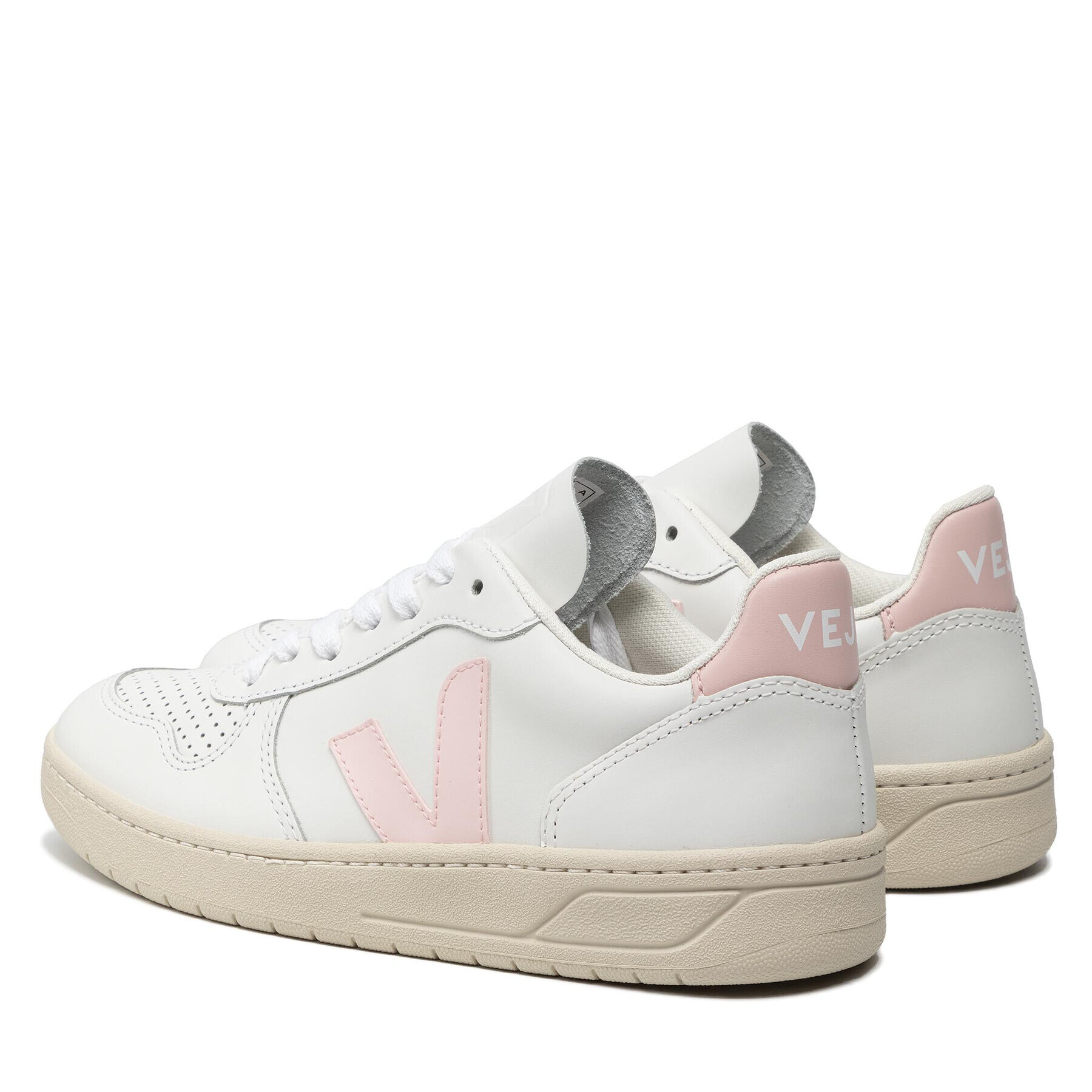 Veja Superge V-10 Leather VX0202644A Bela - Pepit.si