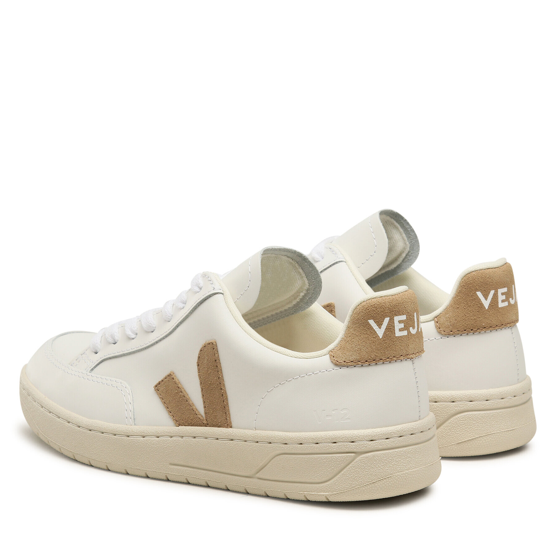 Veja Superge V-12 Leather XD0202896A Bela - Pepit.si