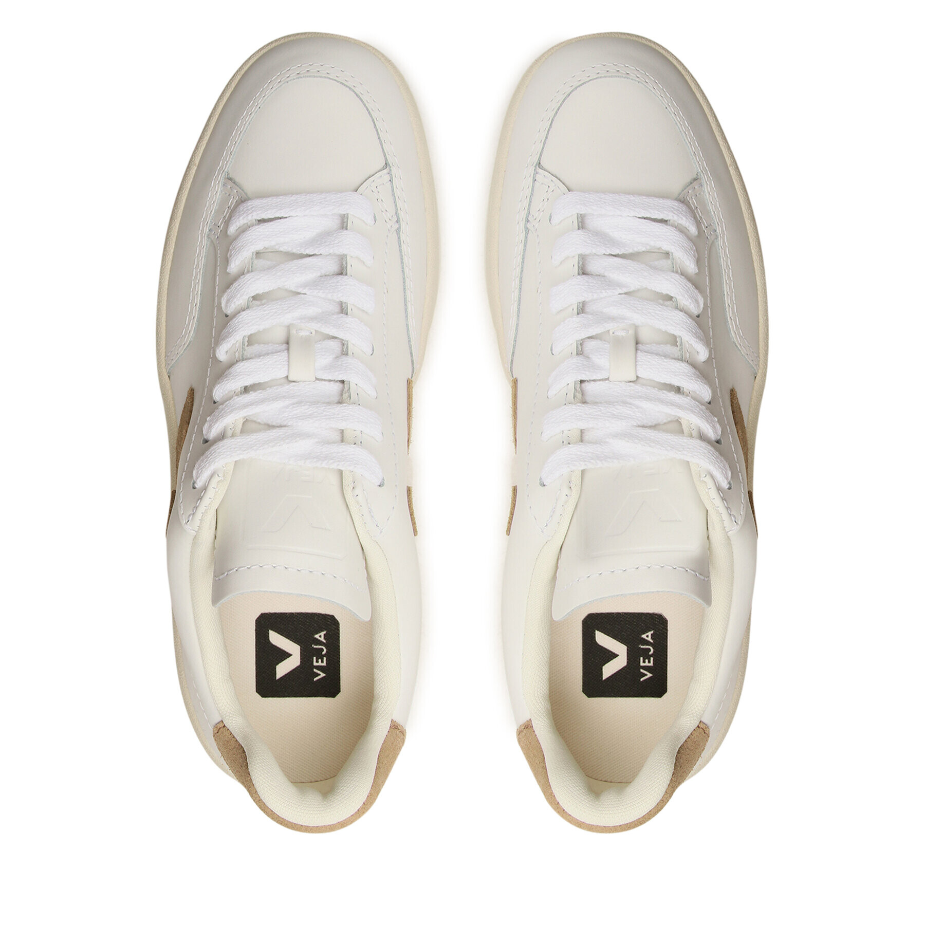 Veja Superge V-12 Leather XD0202896A Bela - Pepit.si