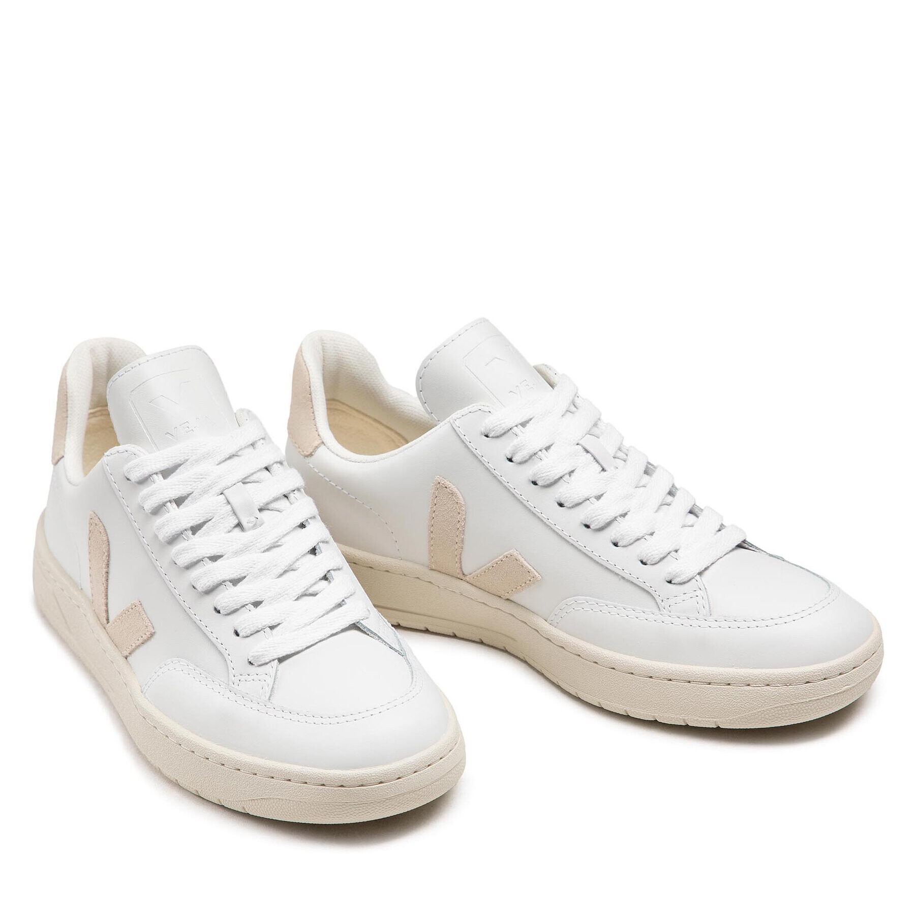 Veja Superge V-12 Leather XD022335A Bela - Pepit.si