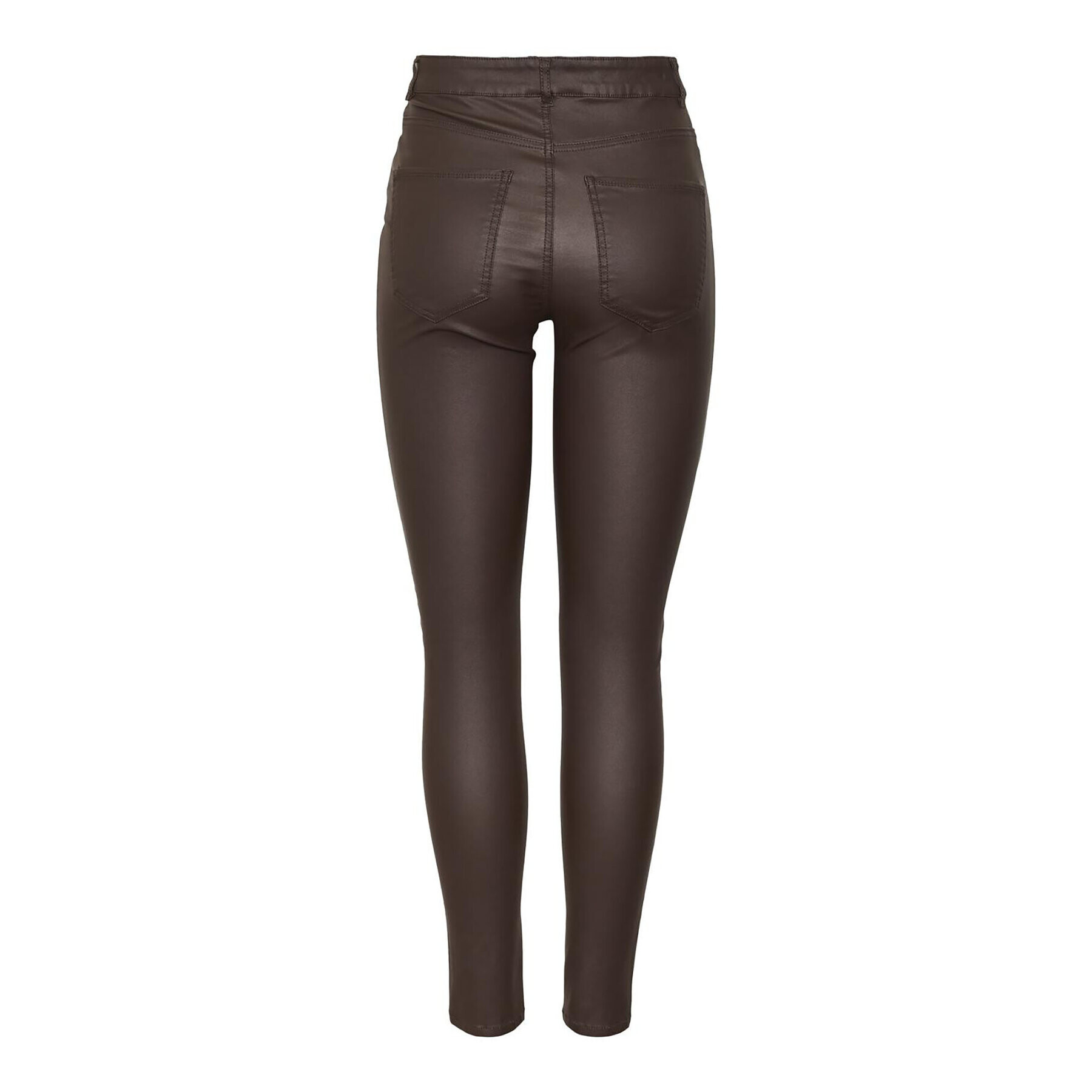 Vero Moda Curve Hlače iz tkanine Sophia 10281185 Rjava Skinny Fit - Pepit.si